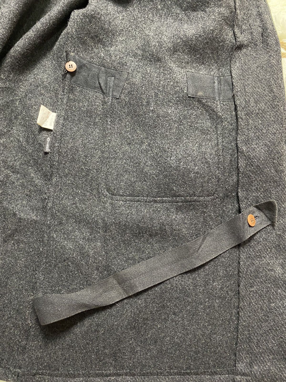 Avirex × Vintage Avirex Flight Garment Grey Wool Hooded Long Duffel Coat Size US M / EU 48-50 / 2 - 18 Thumbnail
