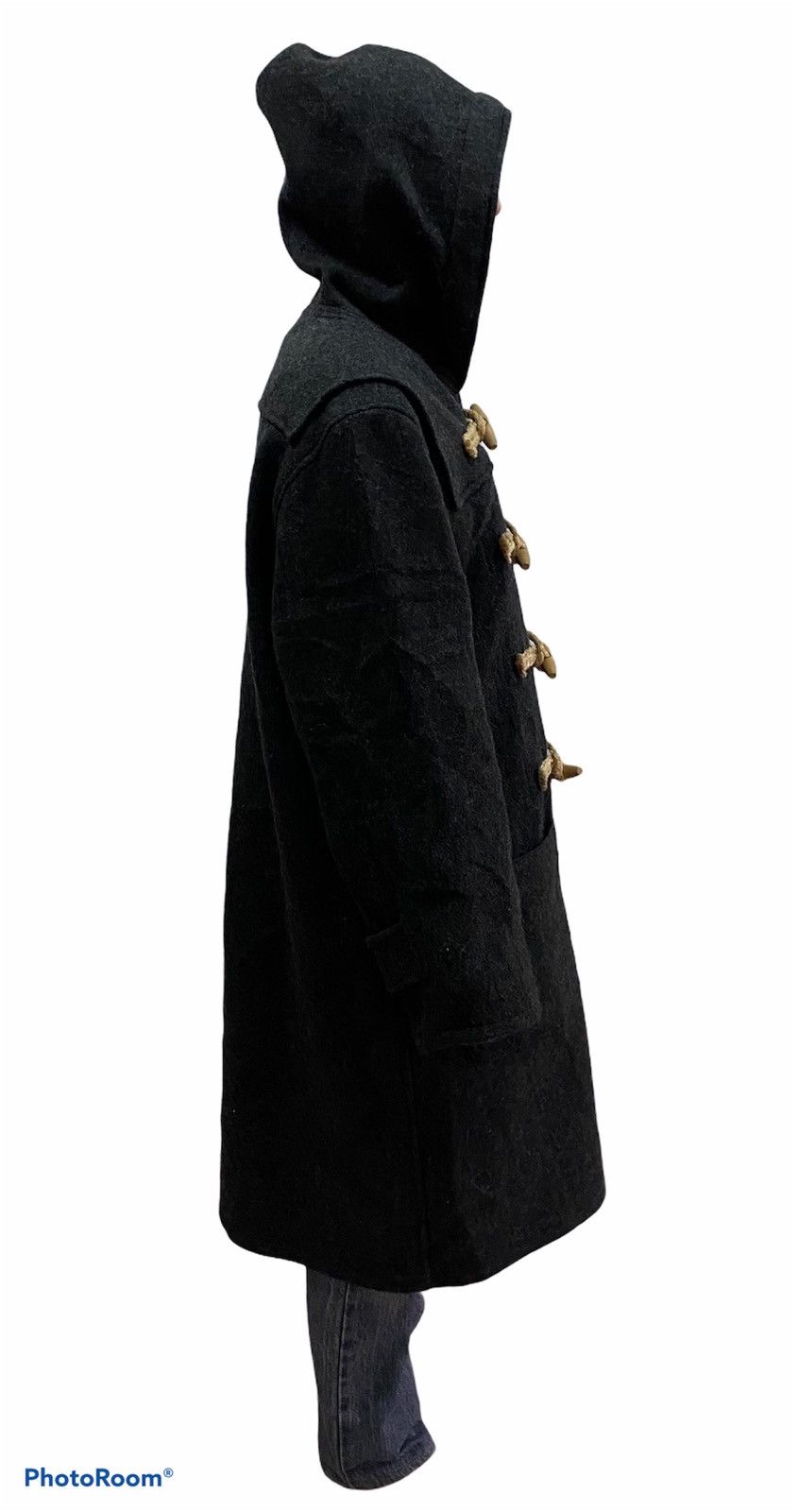 Avirex × Vintage Avirex Flight Garment Grey Wool Hooded Long Duffel Coat Size US M / EU 48-50 / 2 - 7 Thumbnail