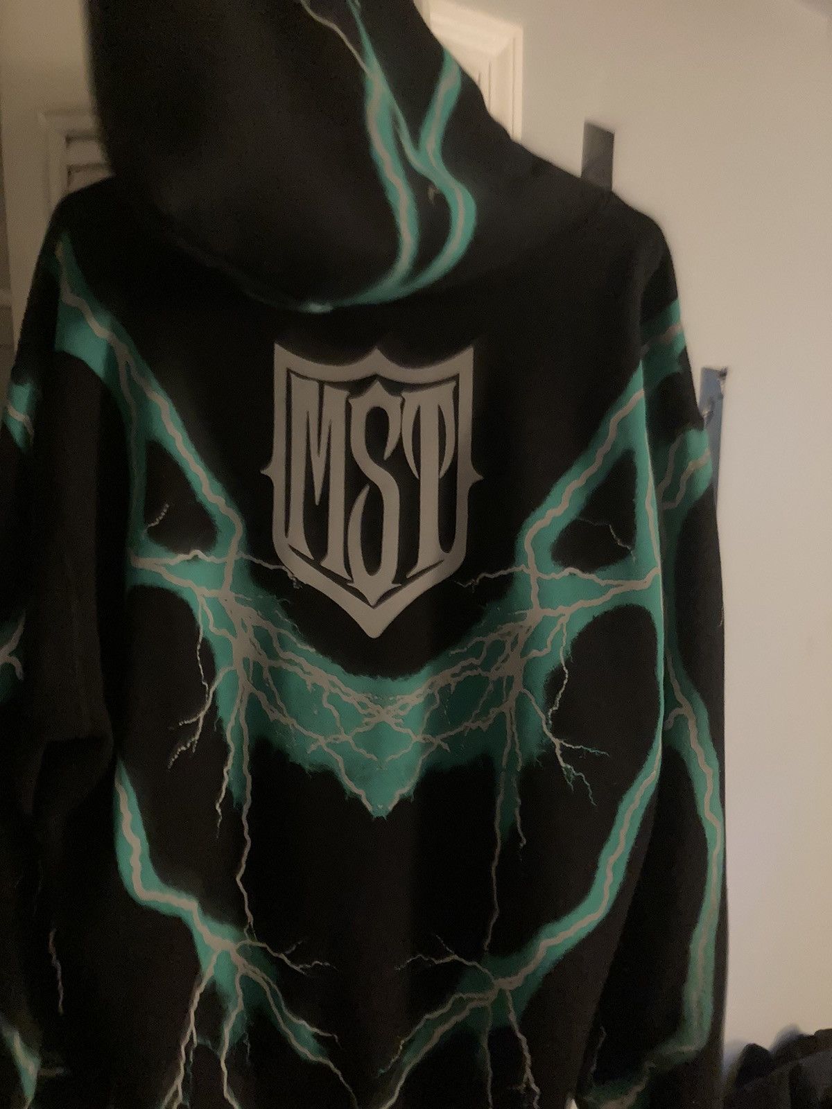 Missing Since Thursday Rare Streetwear Missingsincetursday MST reflective lightning hoodie Grailed