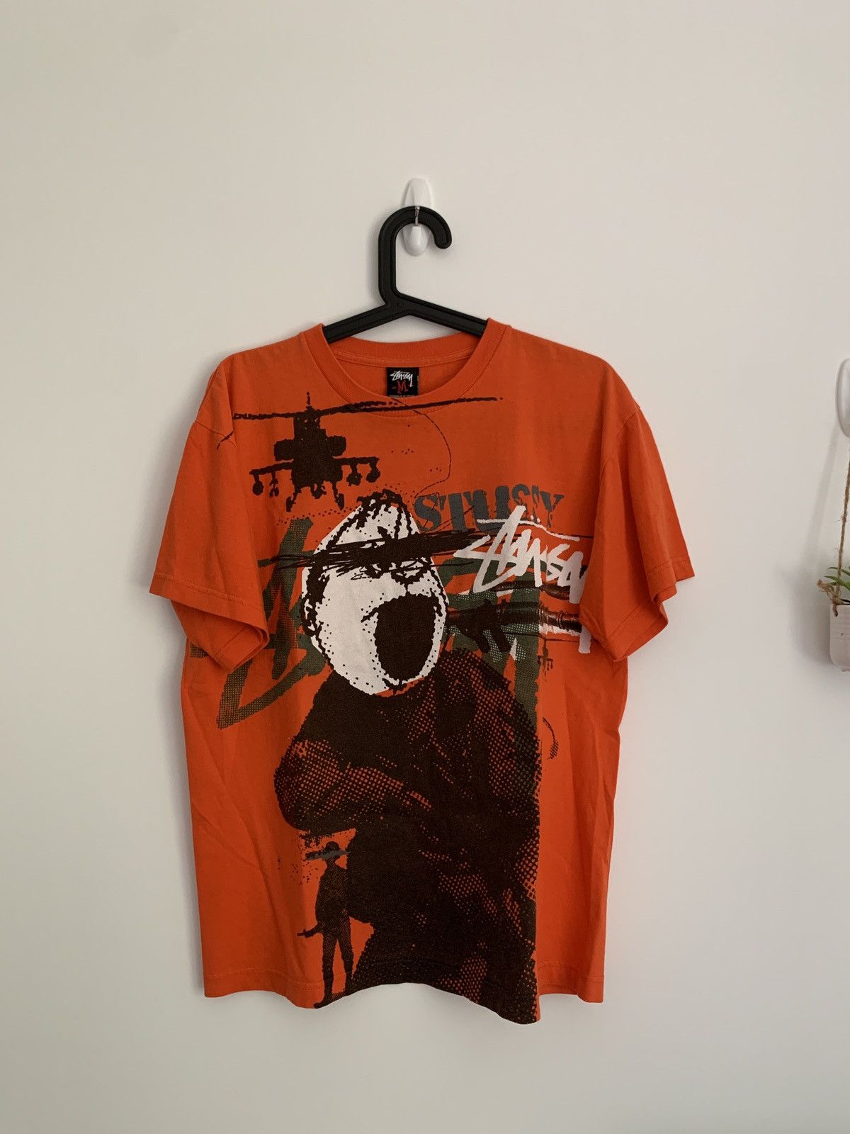 Stussy Vintage Stussy Army Graphic Tee Size US M / EU 48-50 / 2 - 1 Thumbnail