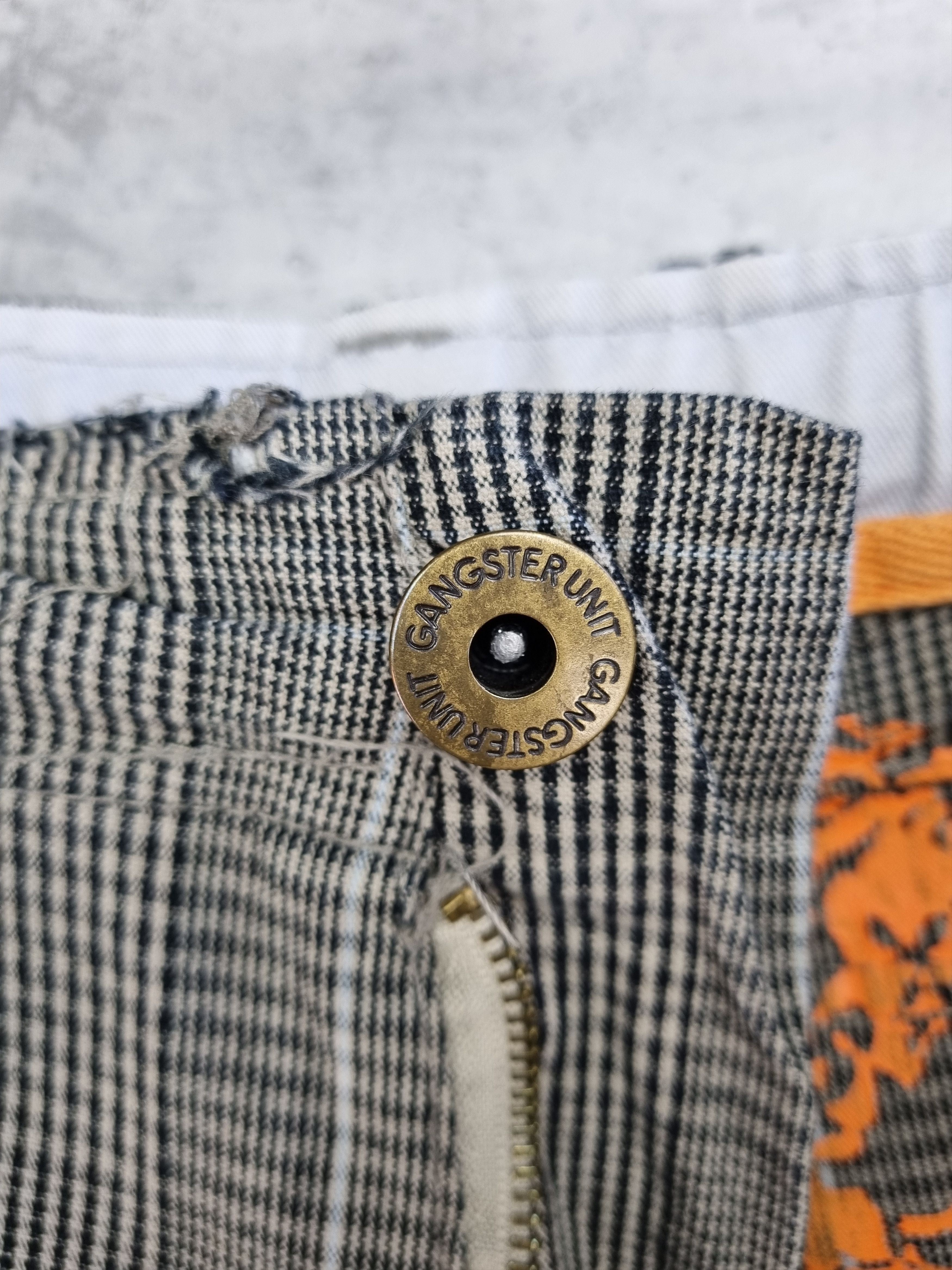 Japanese Brand × Seditionaries Rare Gangster Unit Plaid Cargo Vintage Pants Size US 32 / EU 48 - 14 Thumbnail