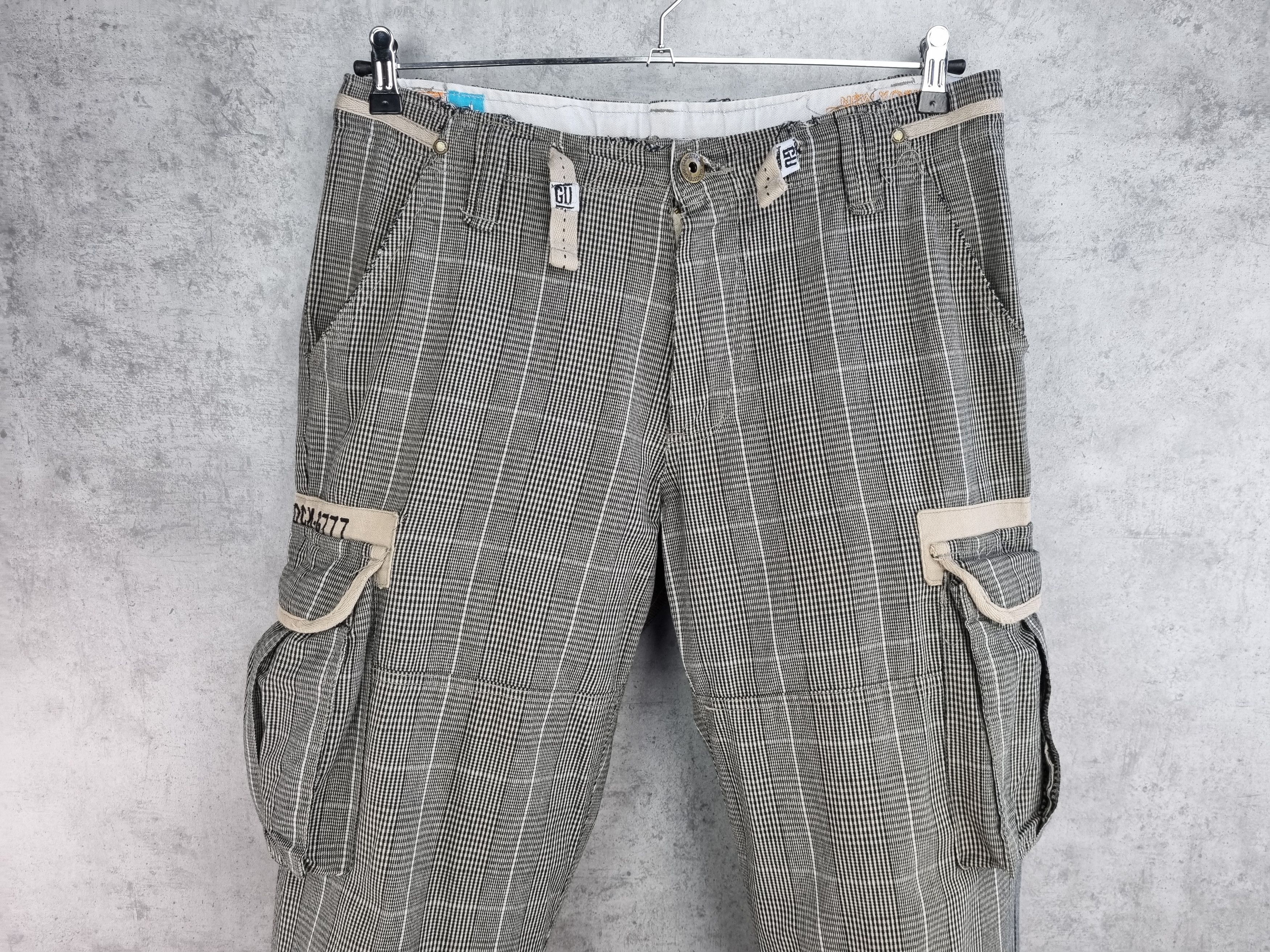 Japanese Brand × Seditionaries Rare Gangster Unit Plaid Cargo Vintage Pants Size US 32 / EU 48 - 5 Thumbnail