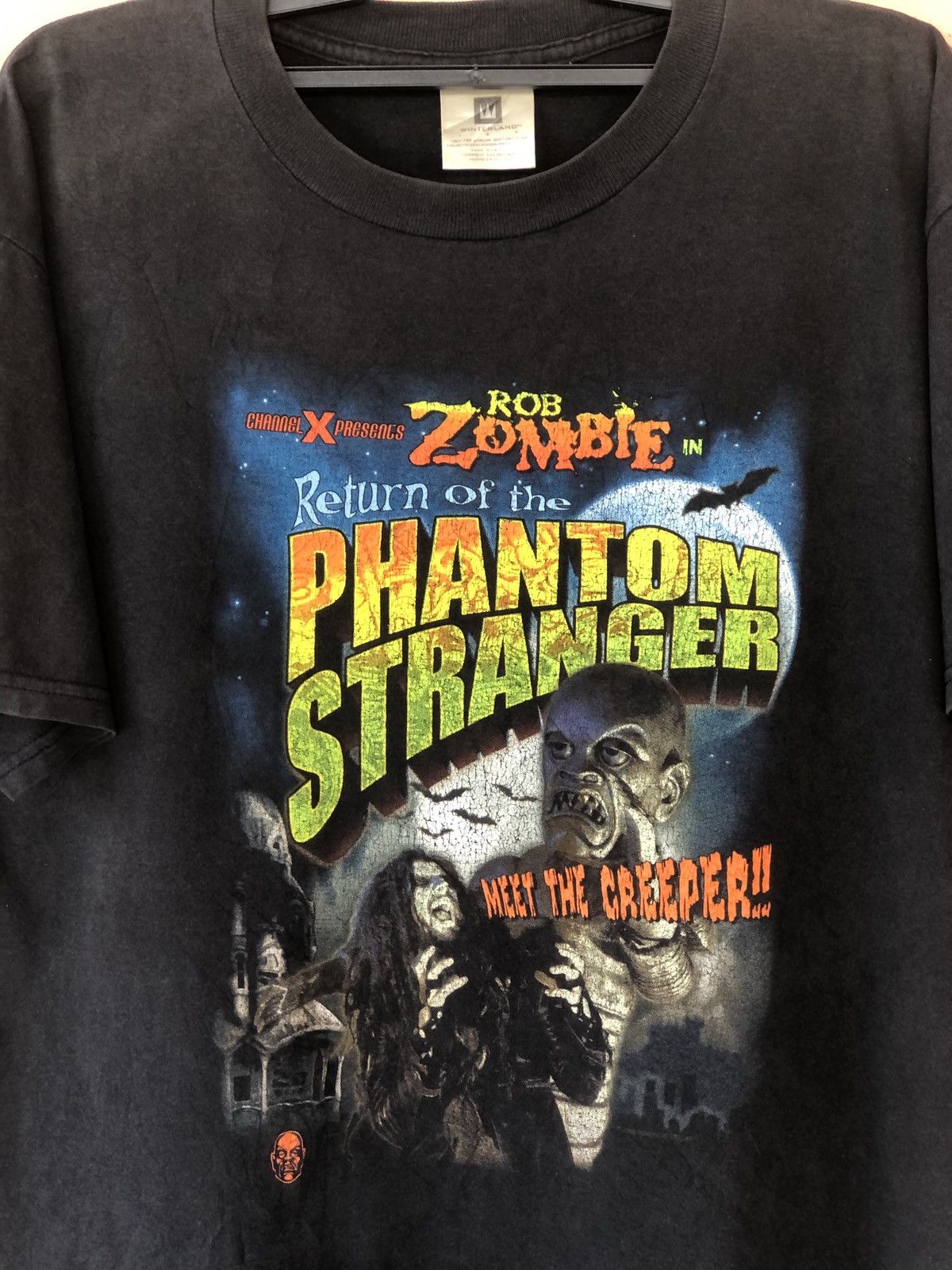 Band Tees Vintage ROB ZOMBIE Phamtom Stranger Rare Tee Size US L / EU 52-54 / 3 - 3 Thumbnail