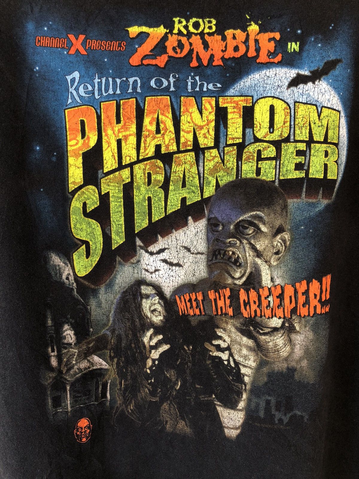 Band Tees Vintage ROB ZOMBIE Phamtom Stranger Rare Tee Size US L / EU 52-54 / 3 - 5 Thumbnail