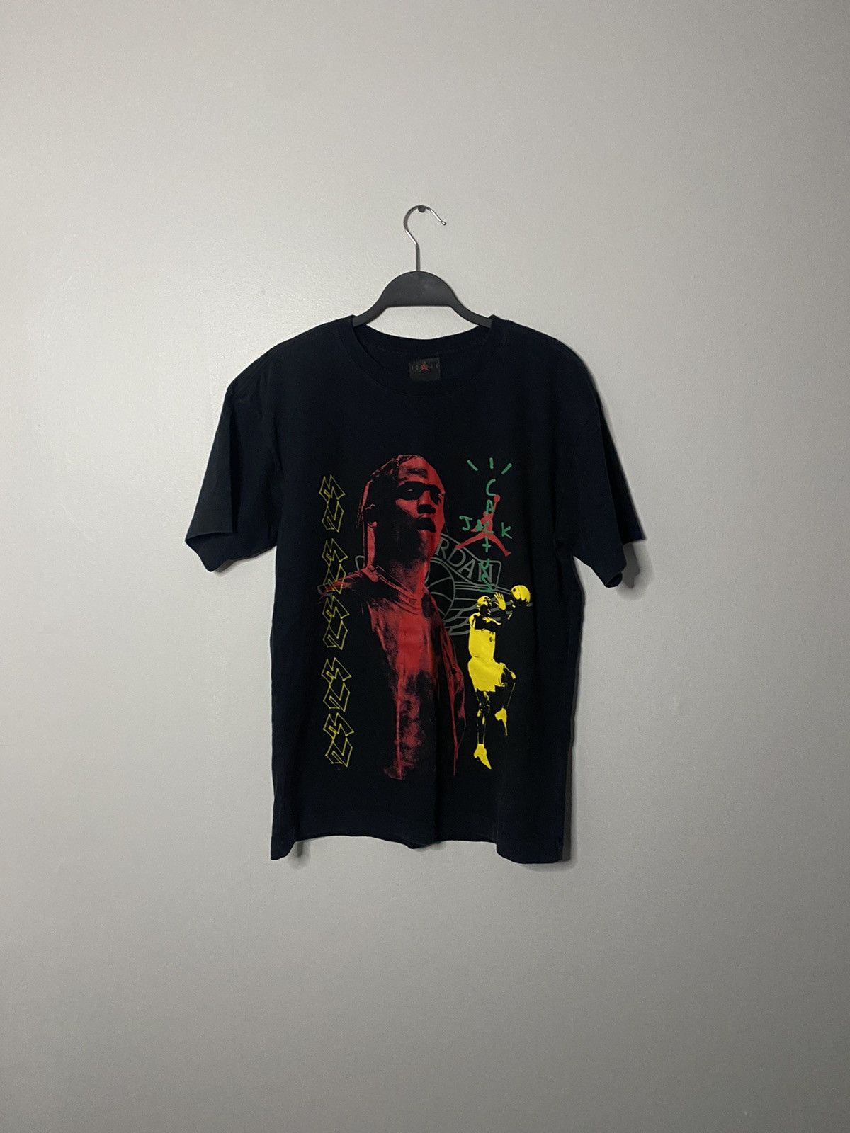 Travis Scott Travis Scott X Jordan Tshirt Size US S / EU 44-46 / 1 - 2 Thumbnail