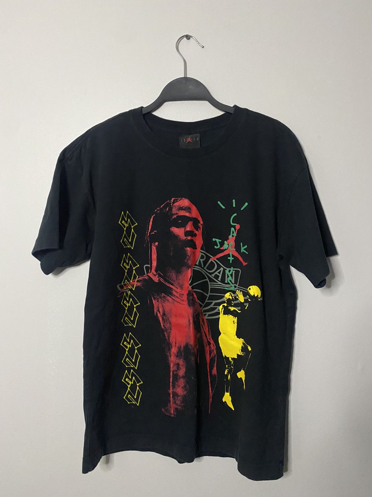 Travis Scott Travis Scott X Jordan Tshirt Size US S / EU 44-46 / 1 - 1 Thumbnail