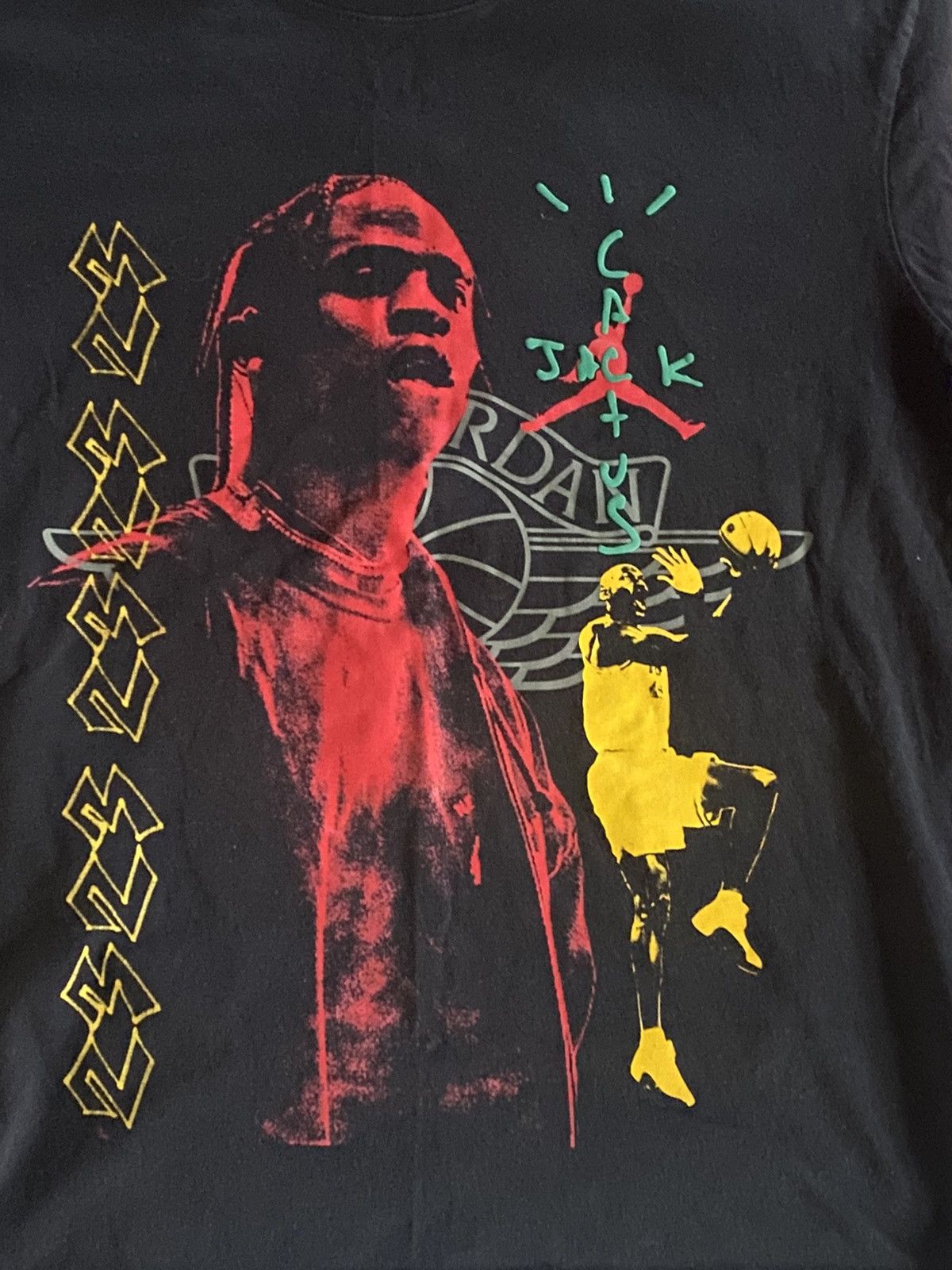 Travis Scott Travis Scott X Jordan Tshirt Size US S / EU 44-46 / 1 - 3 Thumbnail