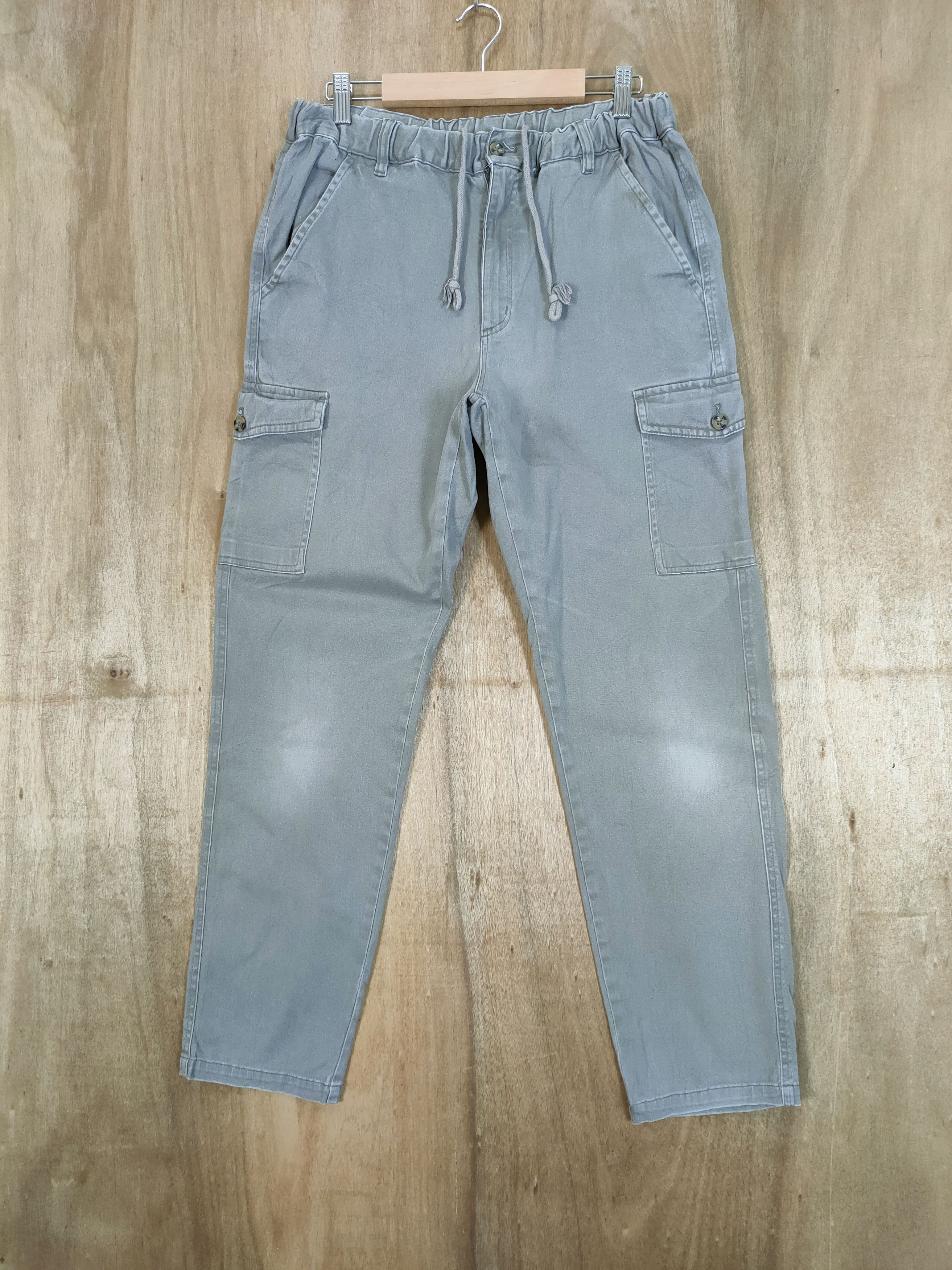 Japanese Brand × Vintage JAPANESE COZY STYLE FADED CARGO PANTS Size US 30 / EU 46 - 1 Thumbnail