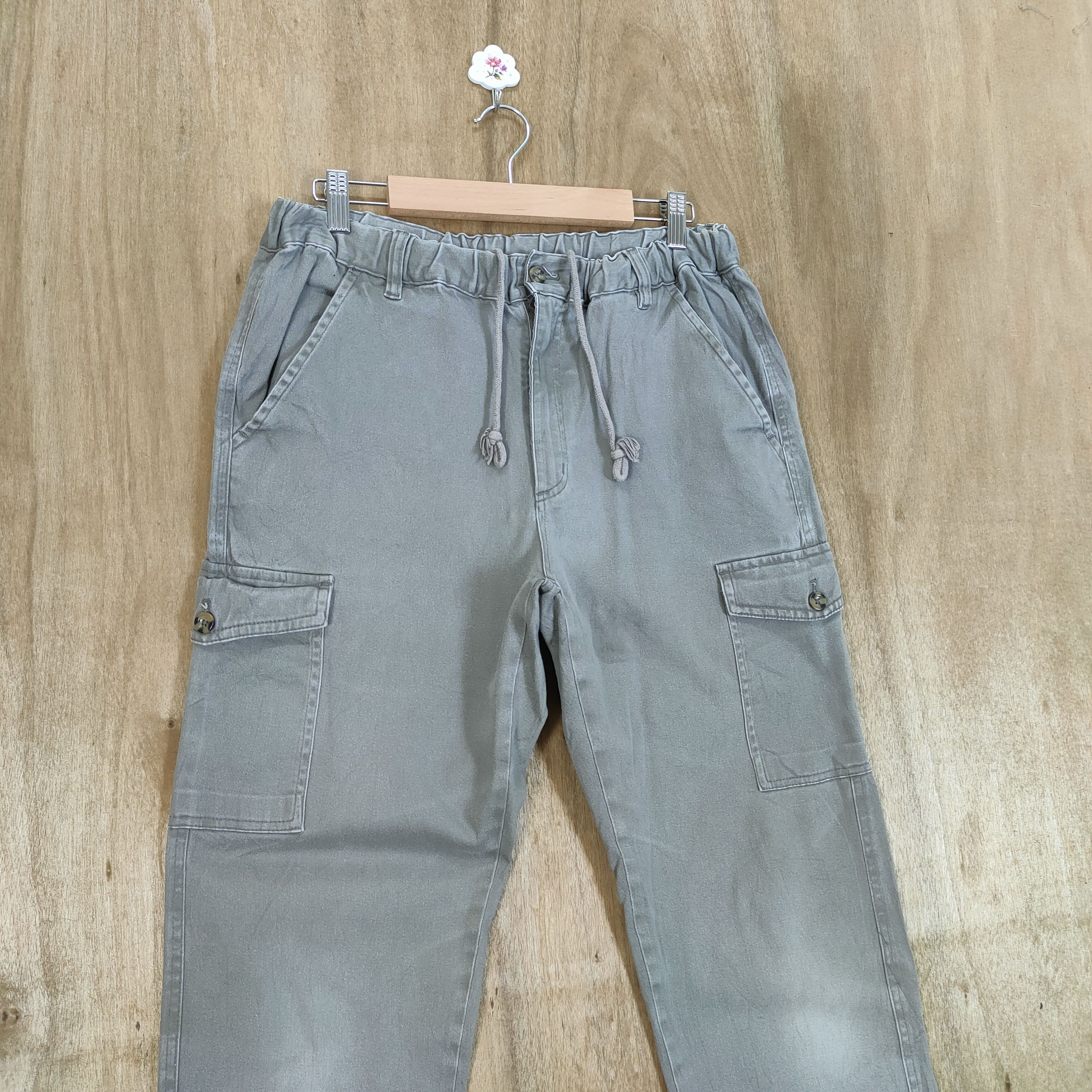 Japanese Brand × Vintage JAPANESE COZY STYLE FADED CARGO PANTS Size US 30 / EU 46 - 2 Thumbnail