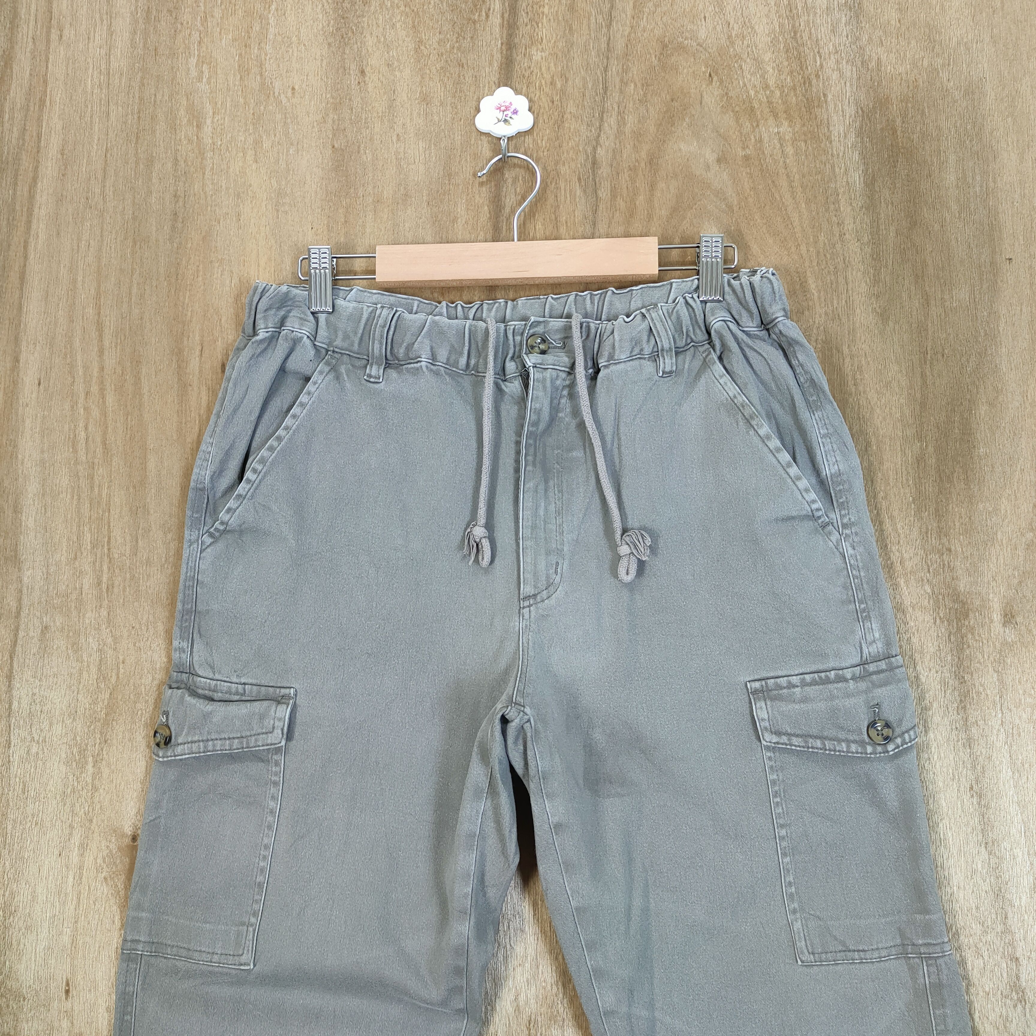 Japanese Brand × Vintage JAPANESE COZY STYLE FADED CARGO PANTS Size US 30 / EU 46 - 4 Thumbnail