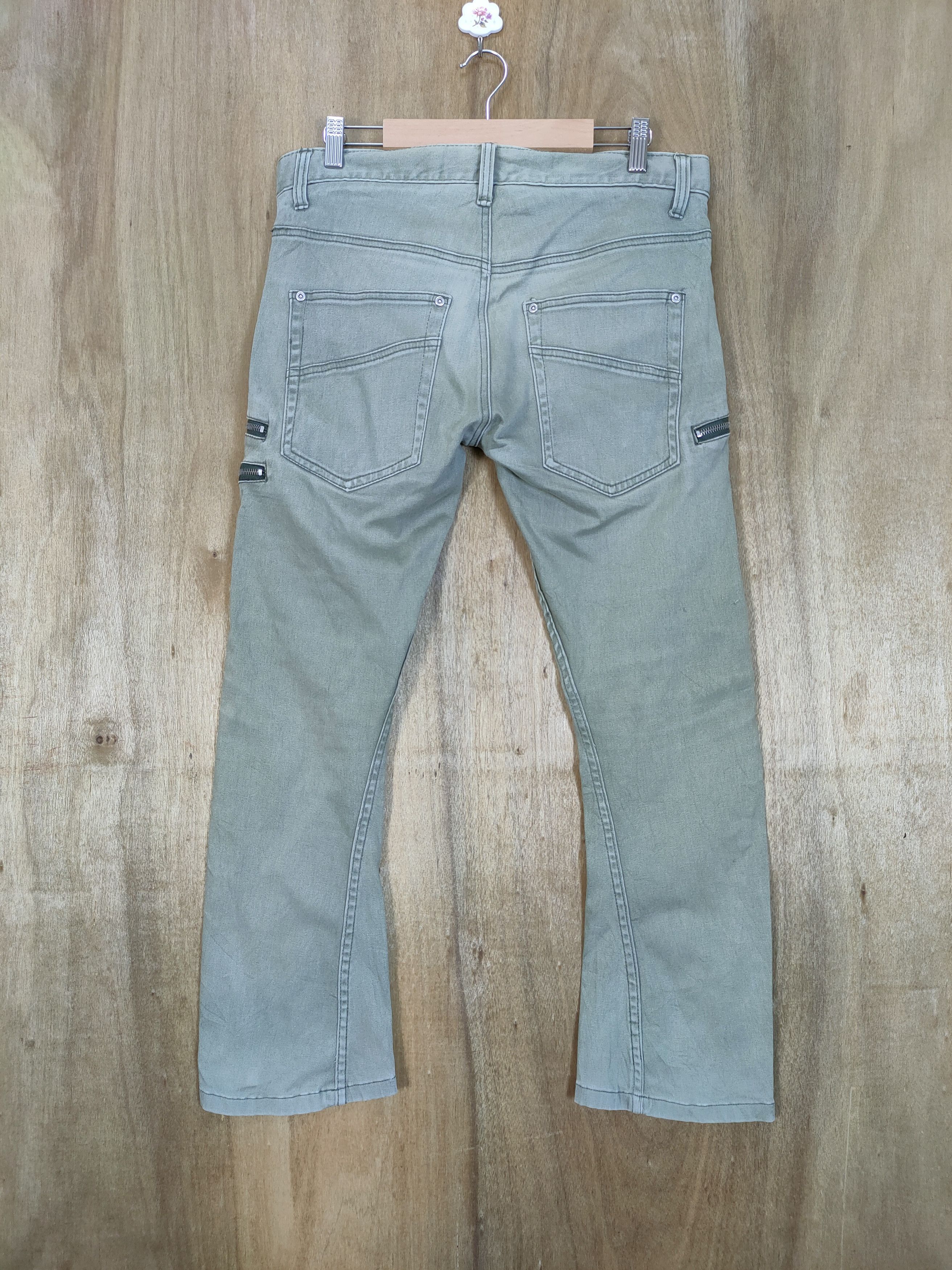Japanese Brand MENZ STYLE FADED CARGO PANTS Size US 32 / EU 48 - 7 Thumbnail