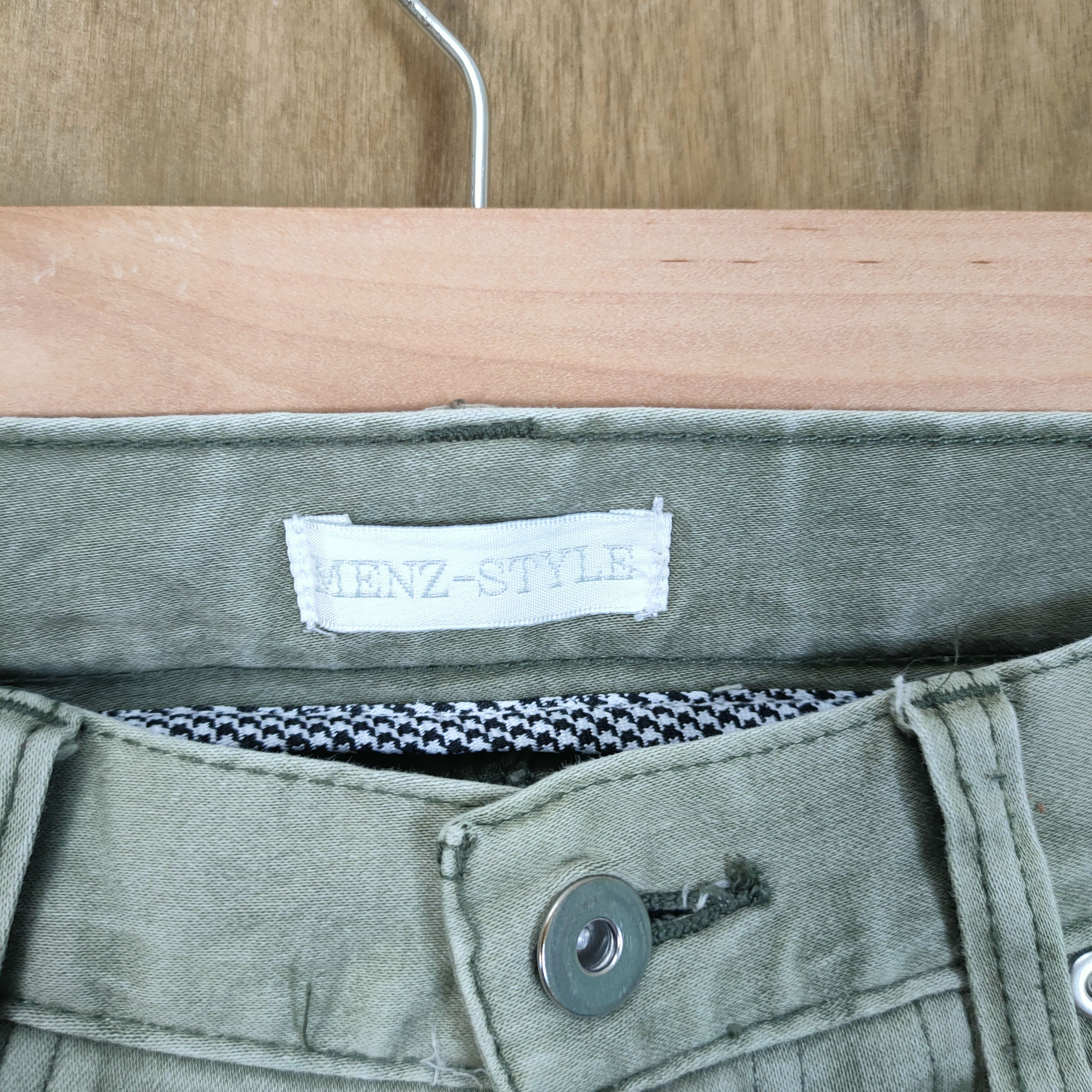 Japanese Brand MENZ STYLE FADED CARGO PANTS Size US 32 / EU 48 - 6 Thumbnail