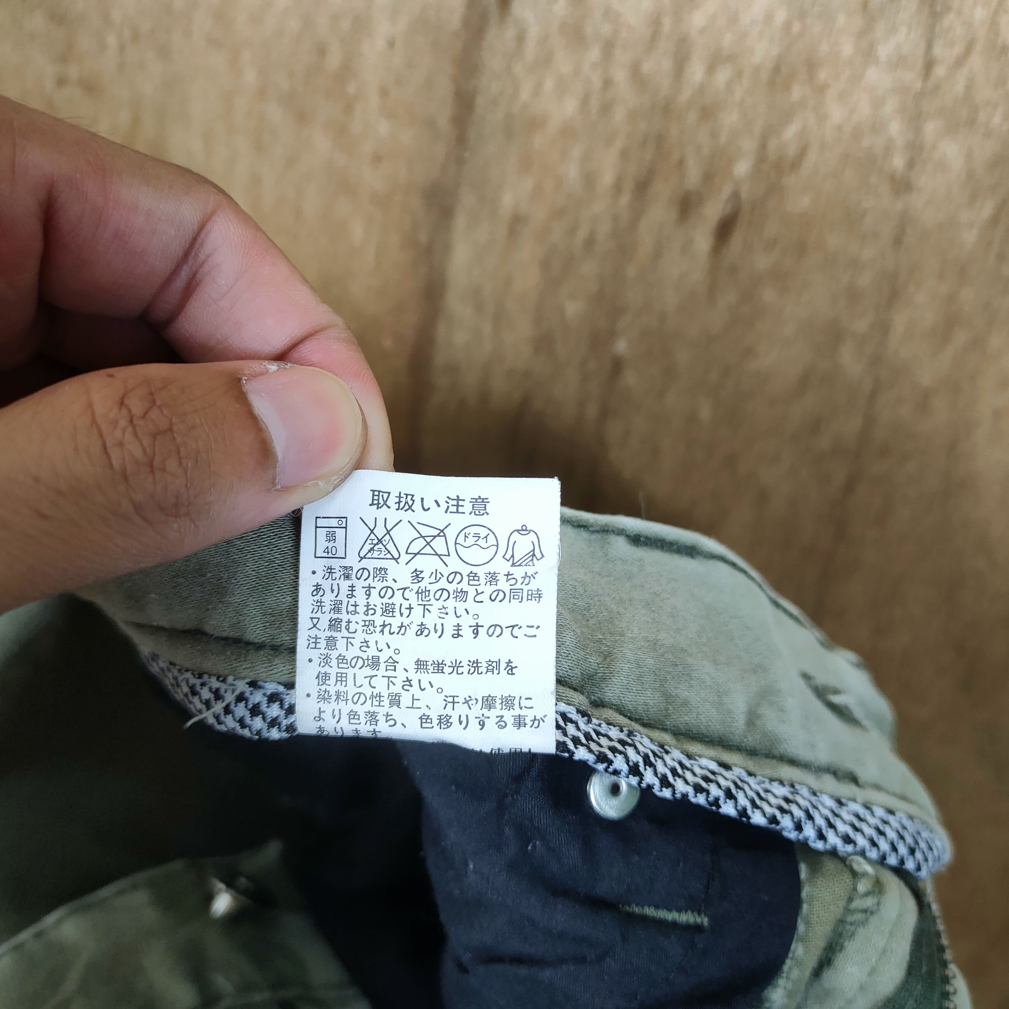 Japanese Brand MENZ STYLE FADED CARGO PANTS Size US 32 / EU 48 - 12 Thumbnail