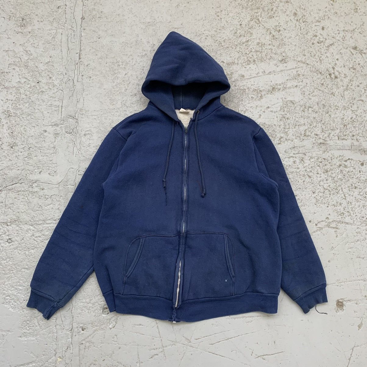 Vintage Vintage 1970s Maverick Waffle Lined Thermal Zip Up Hoodie Size US XL / EU 56 / 4 - 1 Thumbnail