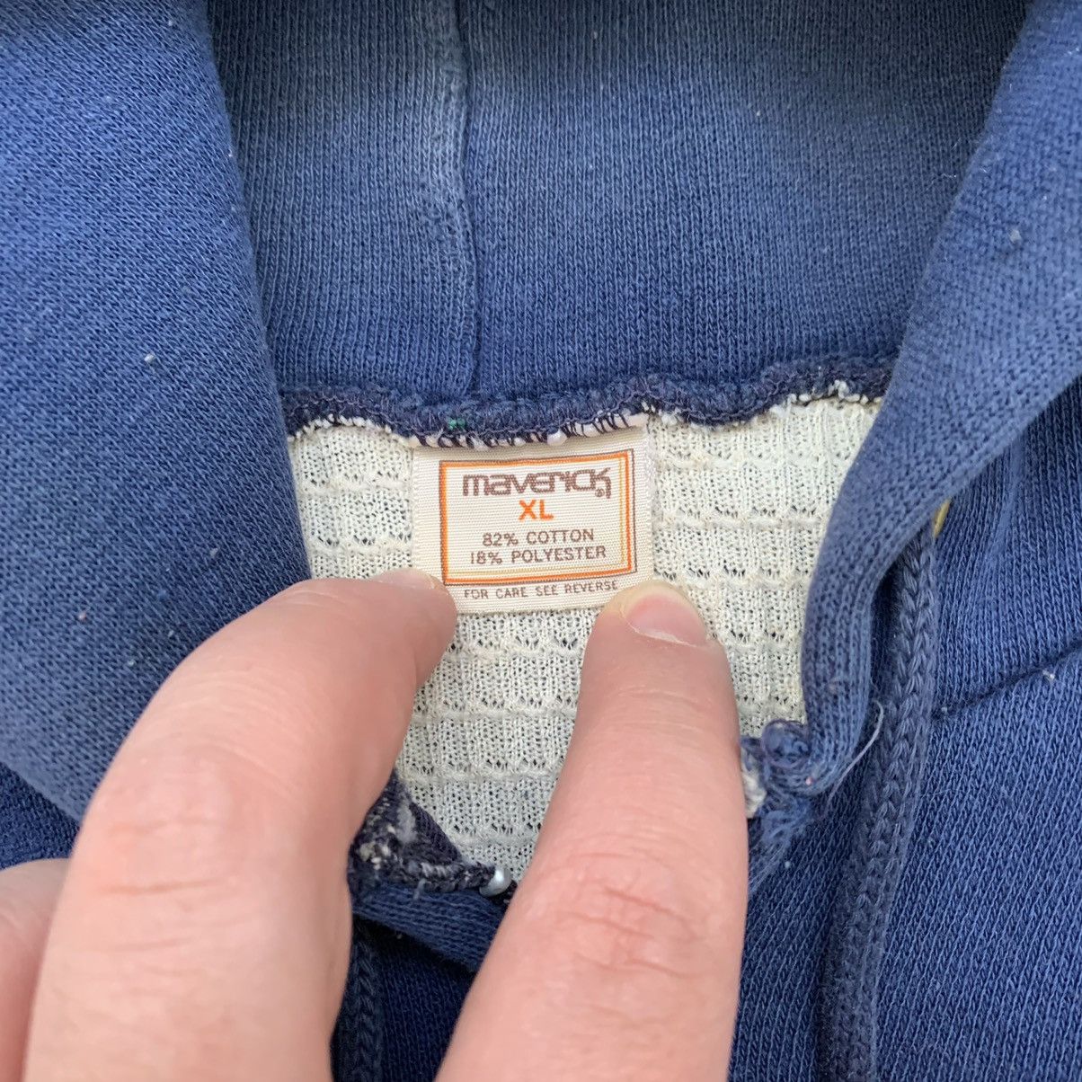 Vintage Vintage 1970s Maverick Waffle Lined Thermal Zip Up Hoodie Size US XL / EU 56 / 4 - 2 Thumbnail