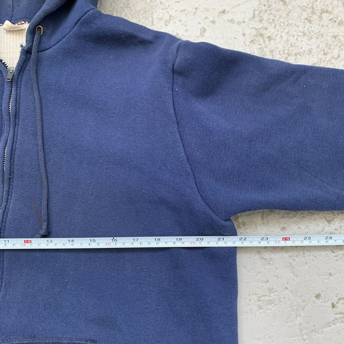 Vintage Vintage 1970s Maverick Waffle Lined Thermal Zip Up Hoodie Size US XL / EU 56 / 4 - 3 Thumbnail