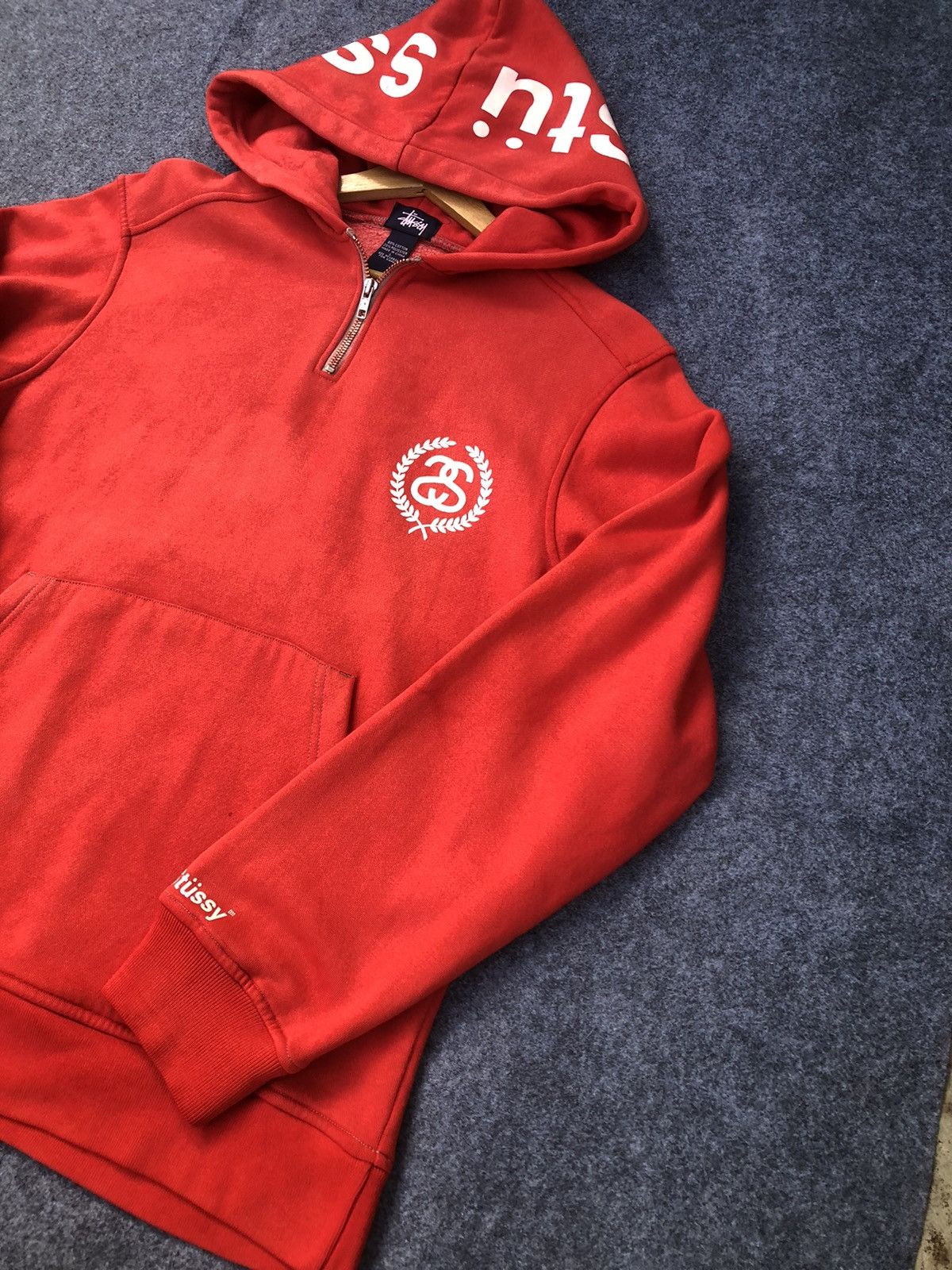 Stussy RARE🔥Vintage Stussy Hoodie Sweatshirt Size US L / EU 52-54 / 3 - 2 Thumbnail