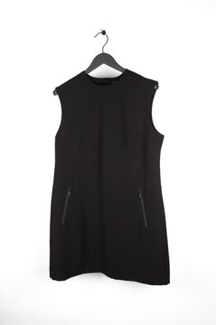 Louis Vuitton Uniformes Women's Black Sleeveless Dress Size 38