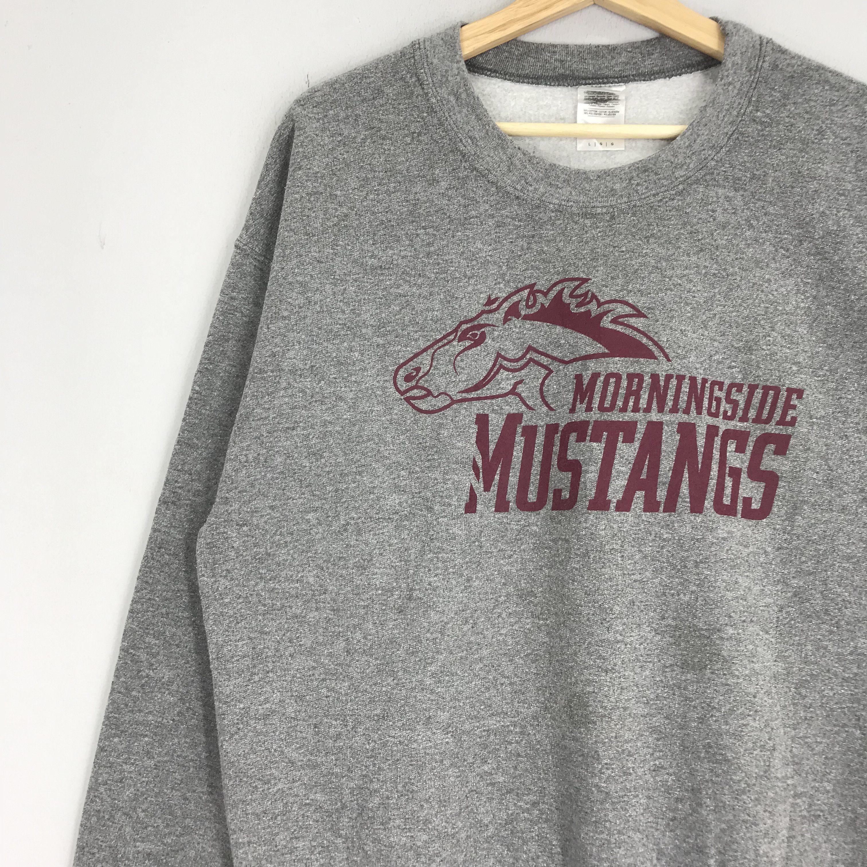 Vintage Vintage Morningside Mustang College Sweatshirt Mustang Size US M / EU 48-50 / 2 - 4 Thumbnail