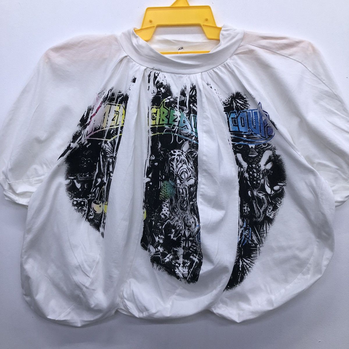 mercibeaucoup By Issey Miyake!! Mercibeaucoup Crazy Cropped Designer Tee Size US S / EU 44-46 / 1 - 2 Thumbnail