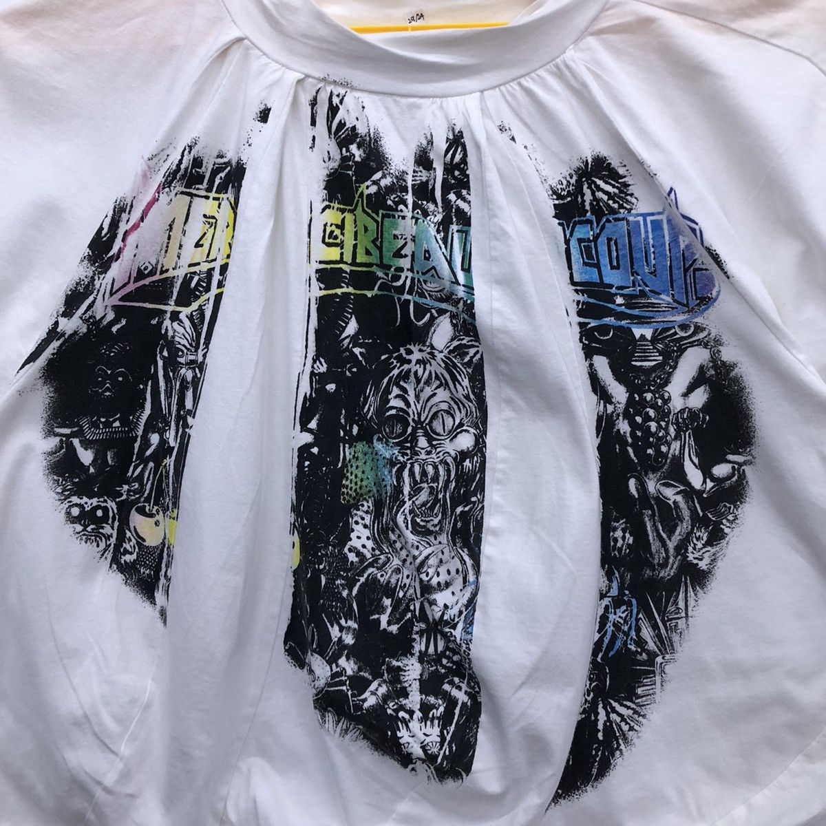 mercibeaucoup By Issey Miyake!! Mercibeaucoup Crazy Cropped Designer Tee Size US S / EU 44-46 / 1 - 4 Thumbnail