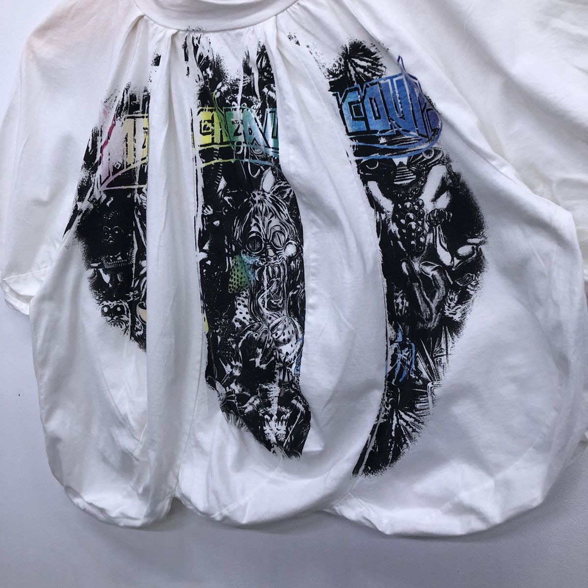 mercibeaucoup By Issey Miyake!! Mercibeaucoup Crazy Cropped Designer Tee Size US S / EU 44-46 / 1 - 7 Thumbnail