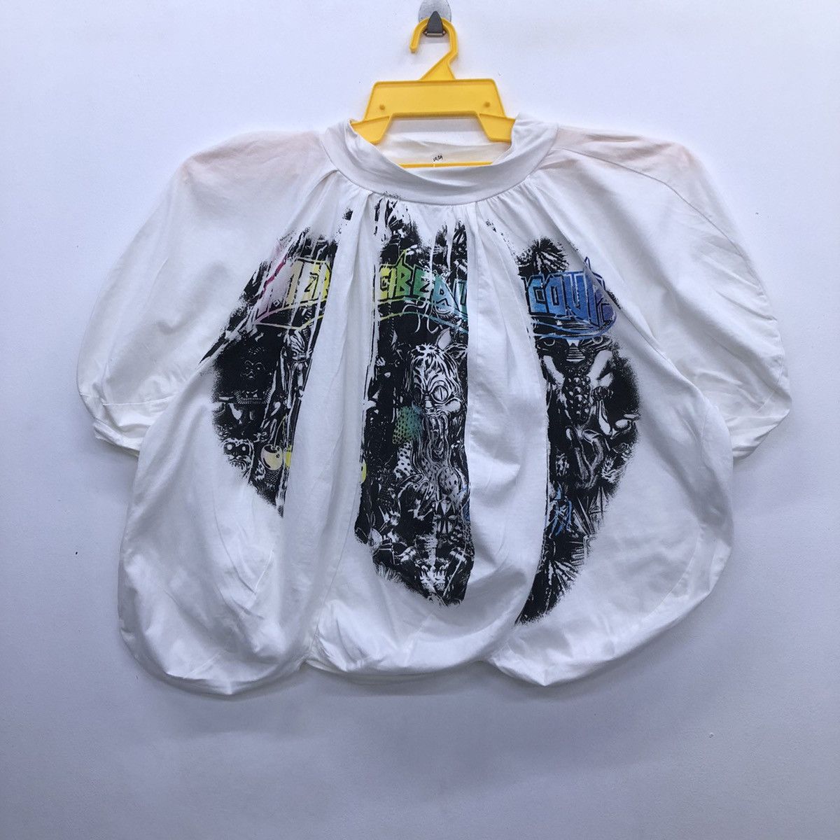mercibeaucoup By Issey Miyake!! Mercibeaucoup Crazy Cropped Designer Tee Size US S / EU 44-46 / 1 - 1 Thumbnail