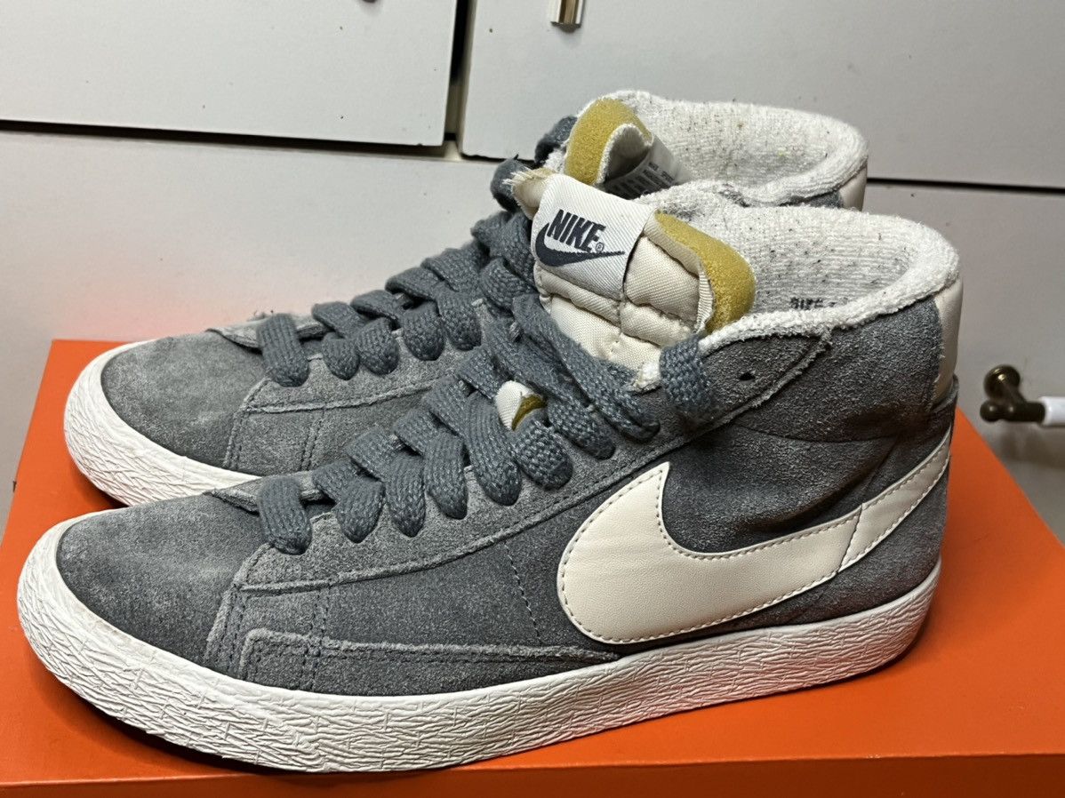 Nike × Vintage Nike Blazer Mid Sneakers Vintage Size US 6 / EU 39 - 2 Thumbnail