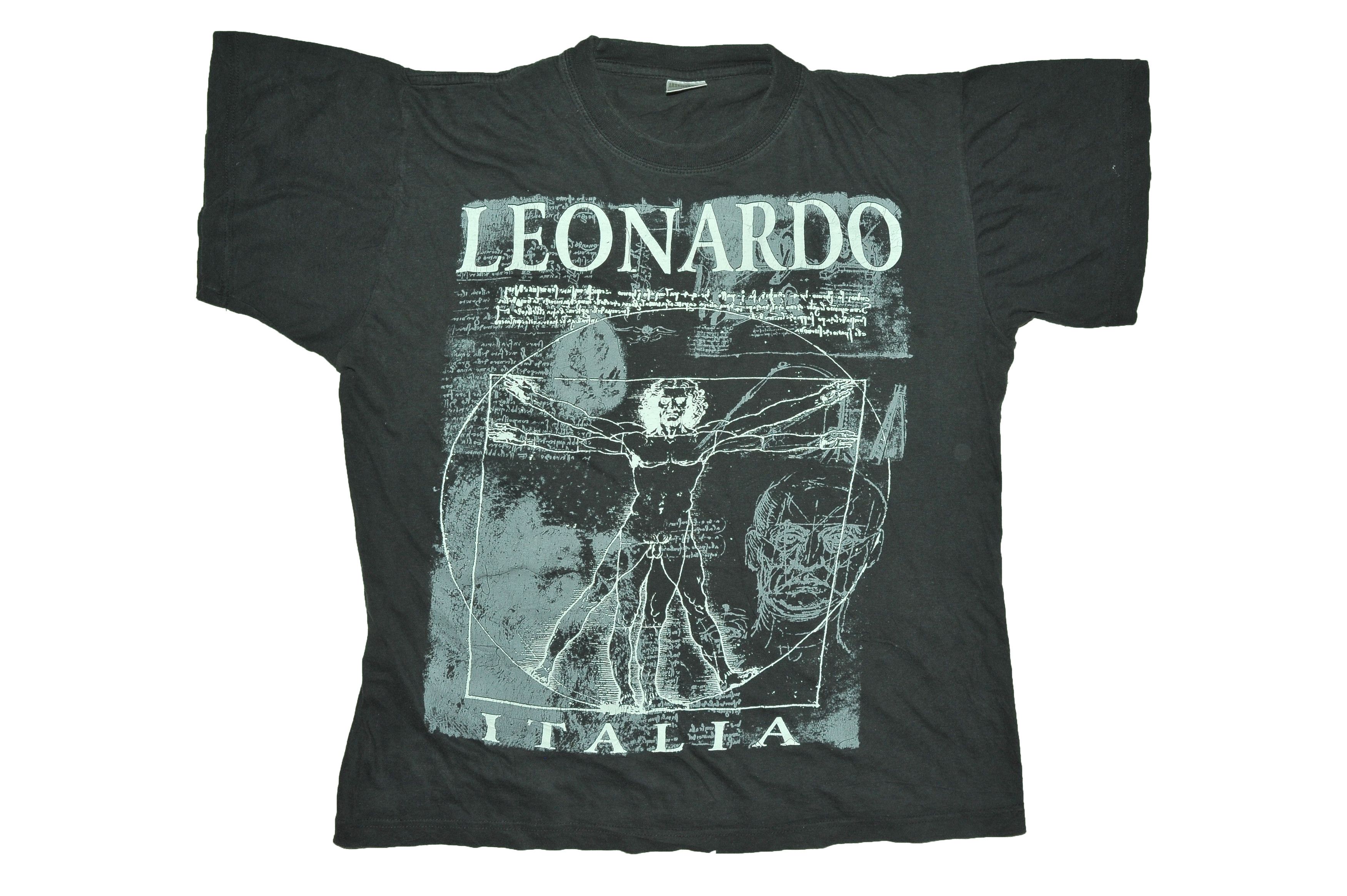 Vintage Vintage Leonardo Da Vinci T-shirt Size US M / EU 48-50 / 2 - 1 Thumbnail