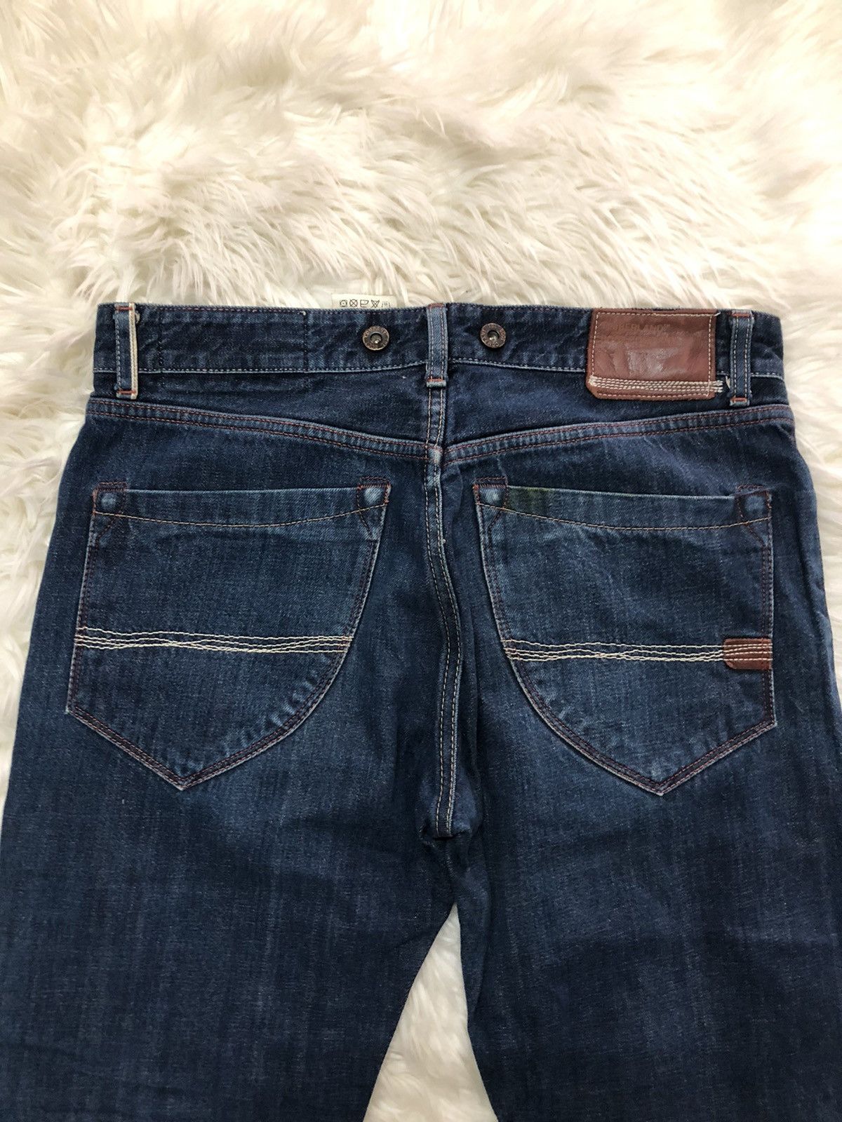 Handmade × Timberland TIMBERLAND boot company handstitch Selvedge jeans Size US 32 / EU 48 - 10 Thumbnail