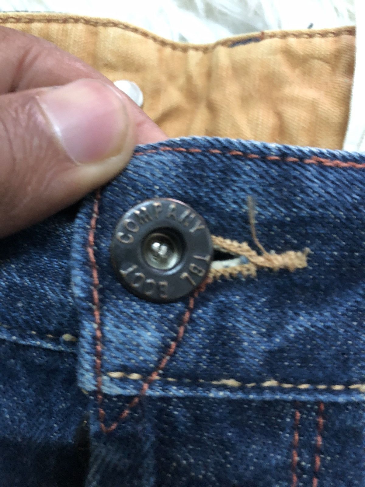 Handmade × Timberland TIMBERLAND boot company handstitch Selvedge jeans Size US 32 / EU 48 - 5 Thumbnail