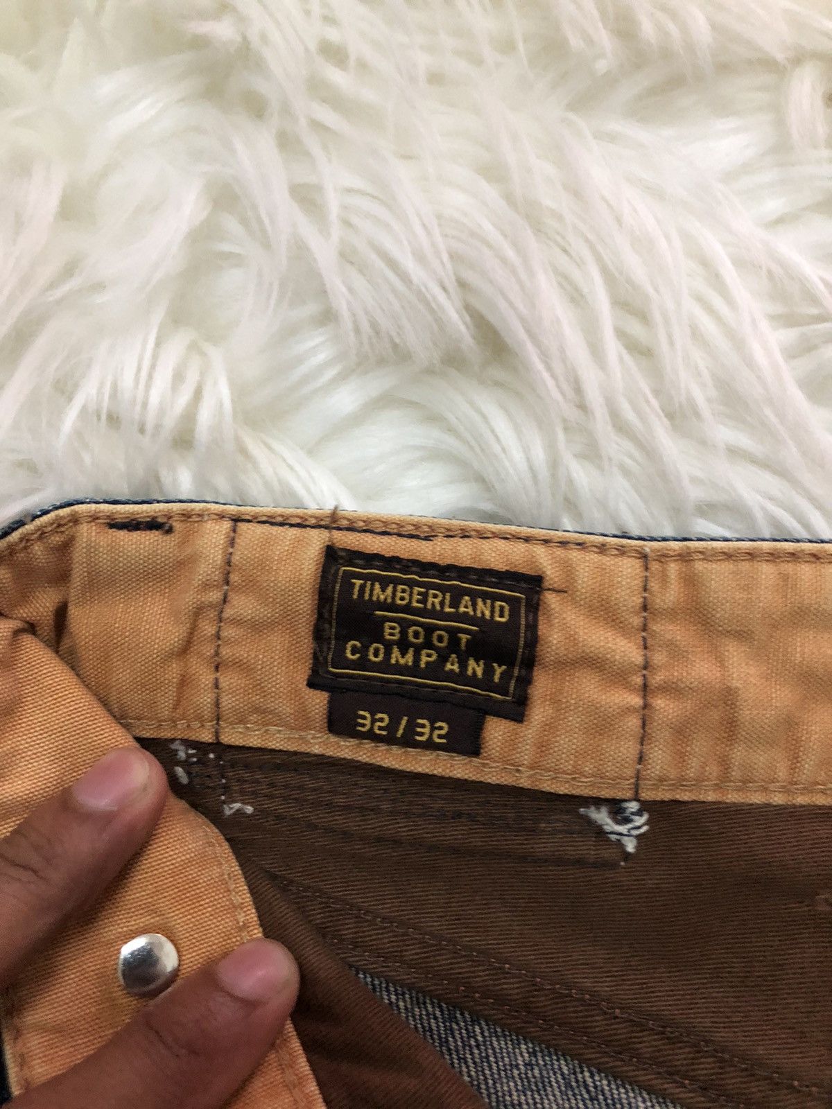 Handmade × Timberland TIMBERLAND boot company handstitch Selvedge jeans Size US 32 / EU 48 - 8 Thumbnail