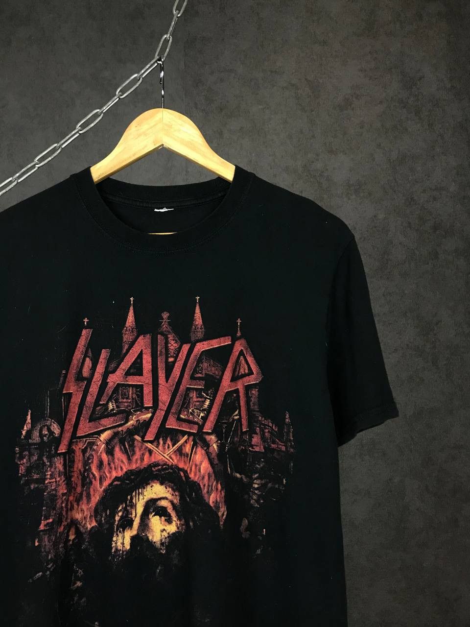 Band Tees Slayer vintage rock band overprinted tour tee Size US S / EU 44-46 / 1 - 3 Thumbnail