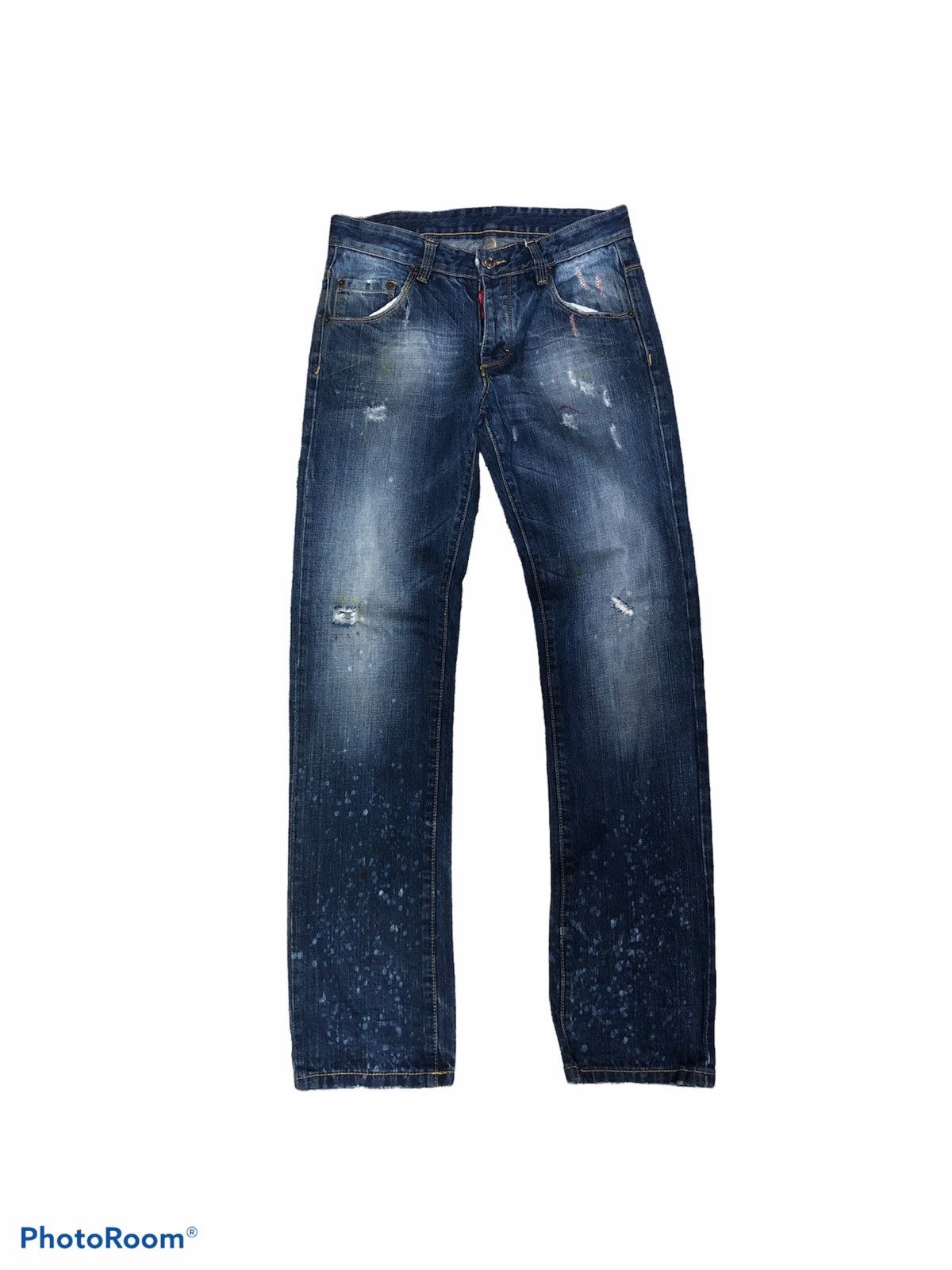 Dsquared2 DSQUARED WASHED BLUE DISTRESSED DENIM Size US 30 / EU 46 - 2 Thumbnail