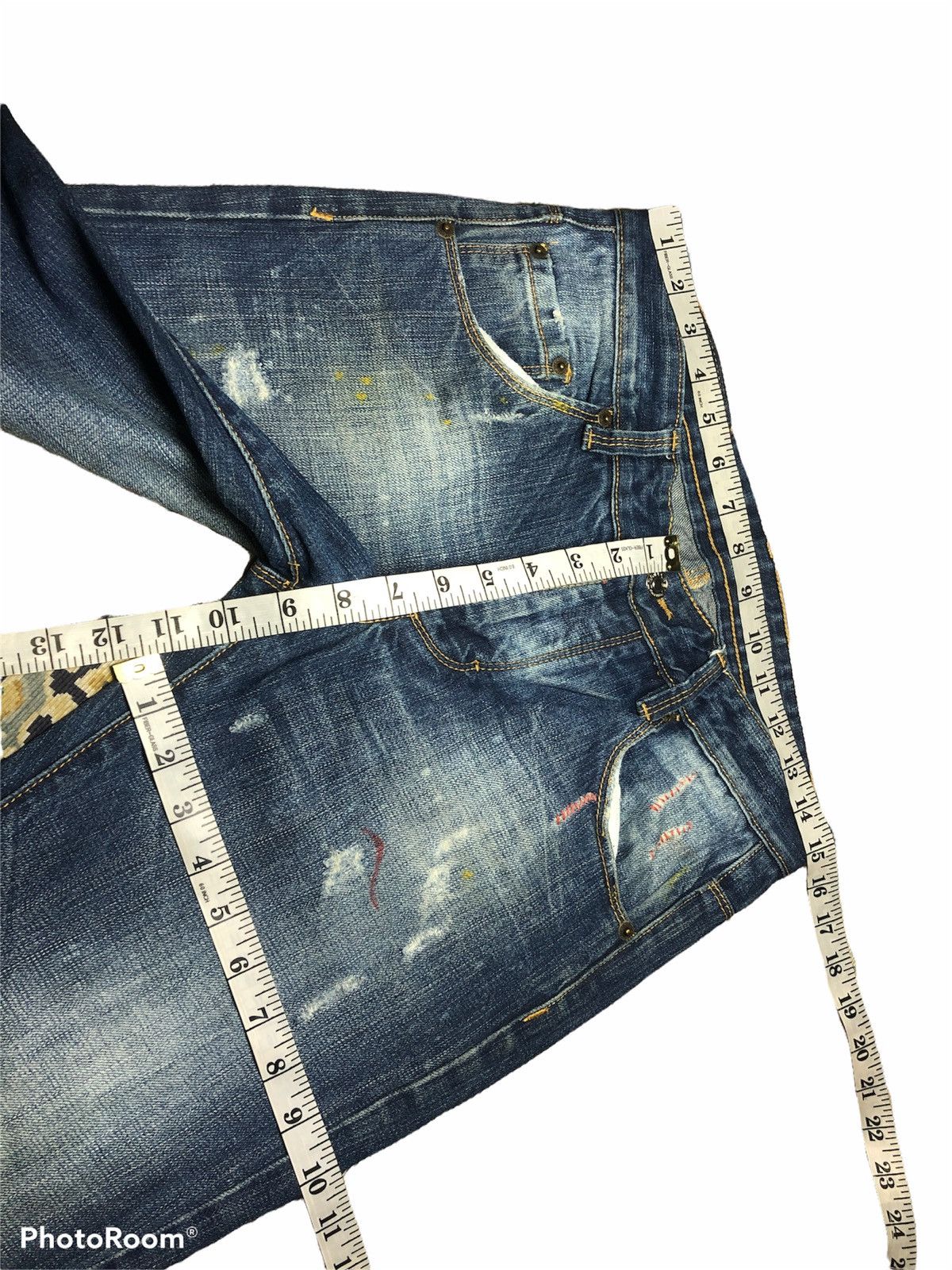 Dsquared2 DSQUARED WASHED BLUE DISTRESSED DENIM Size US 30 / EU 46 - 8 Thumbnail