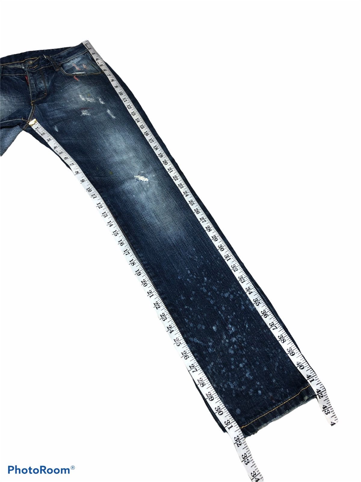 Dsquared2 DSQUARED WASHED BLUE DISTRESSED DENIM Size US 30 / EU 46 - 10 Thumbnail