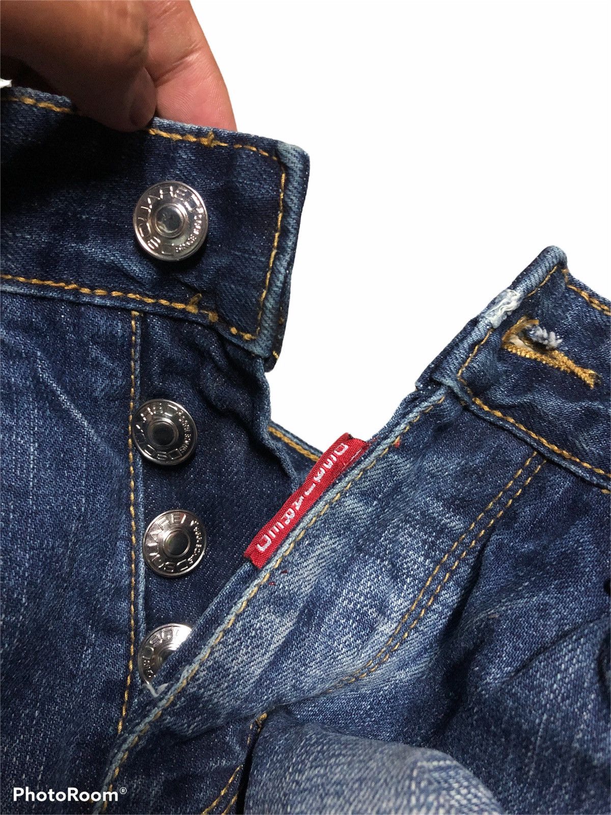 Dsquared2 DSQUARED WASHED BLUE DISTRESSED DENIM Size US 30 / EU 46 - 5 Thumbnail