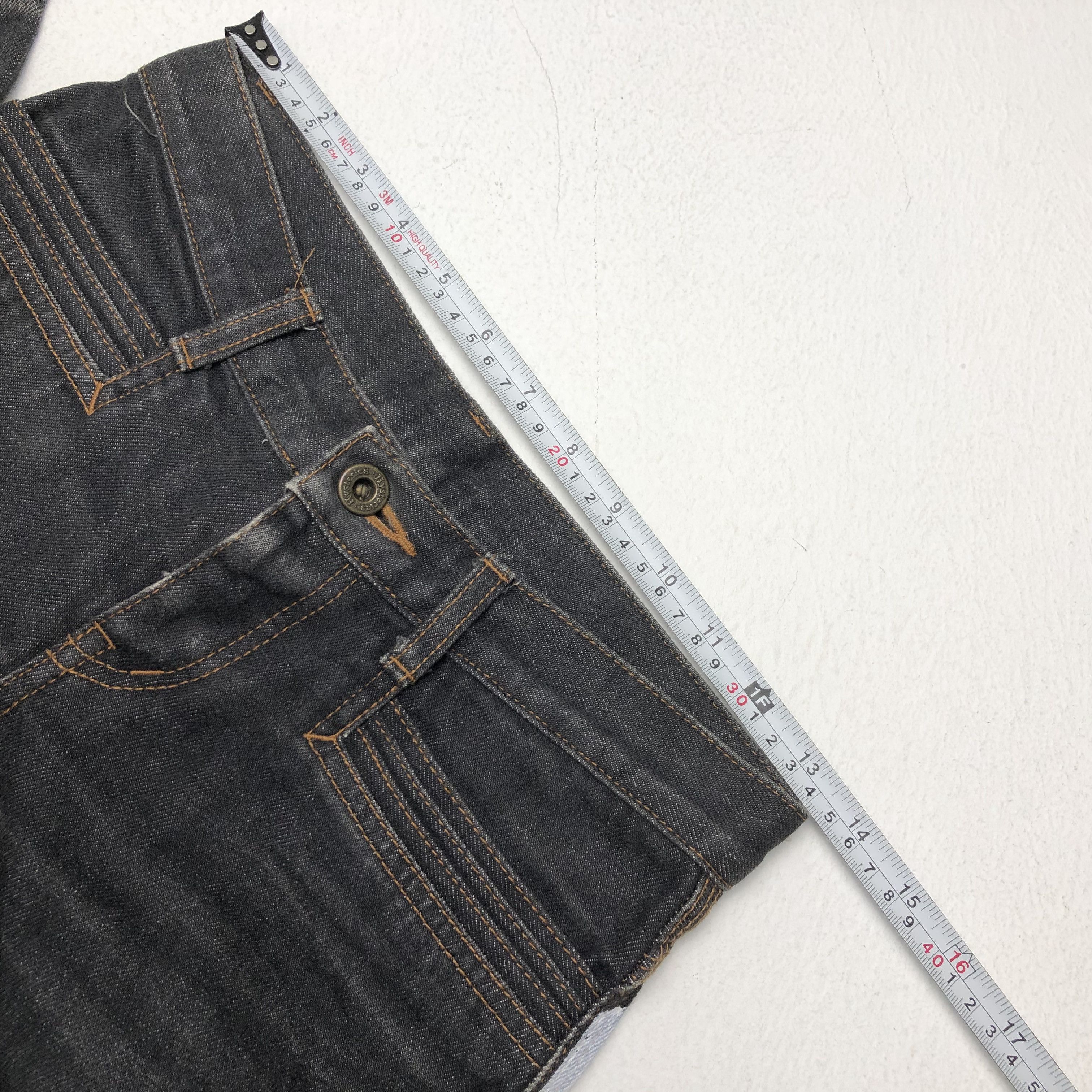 Hysteric Glamour × Japanese Brand × Vintage Vintage Hysteric Glamour Custom Big Logo Design Denim Jeans Size US 27 - 7 Thumbnail