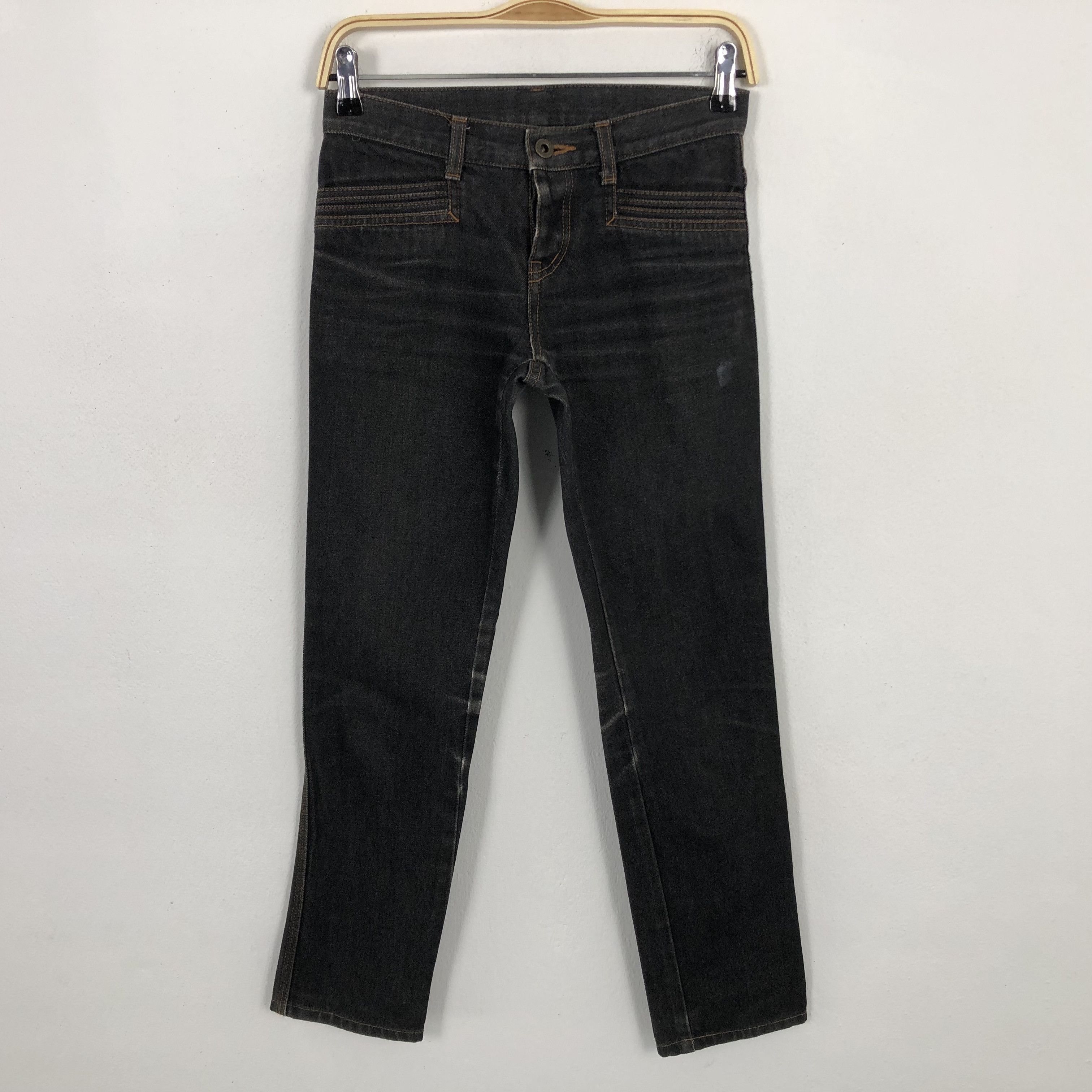 Hysteric Glamour × Japanese Brand × Vintage Vintage Hysteric Glamour Custom Big Logo Design Denim Jeans Size US 27 - 4 Thumbnail