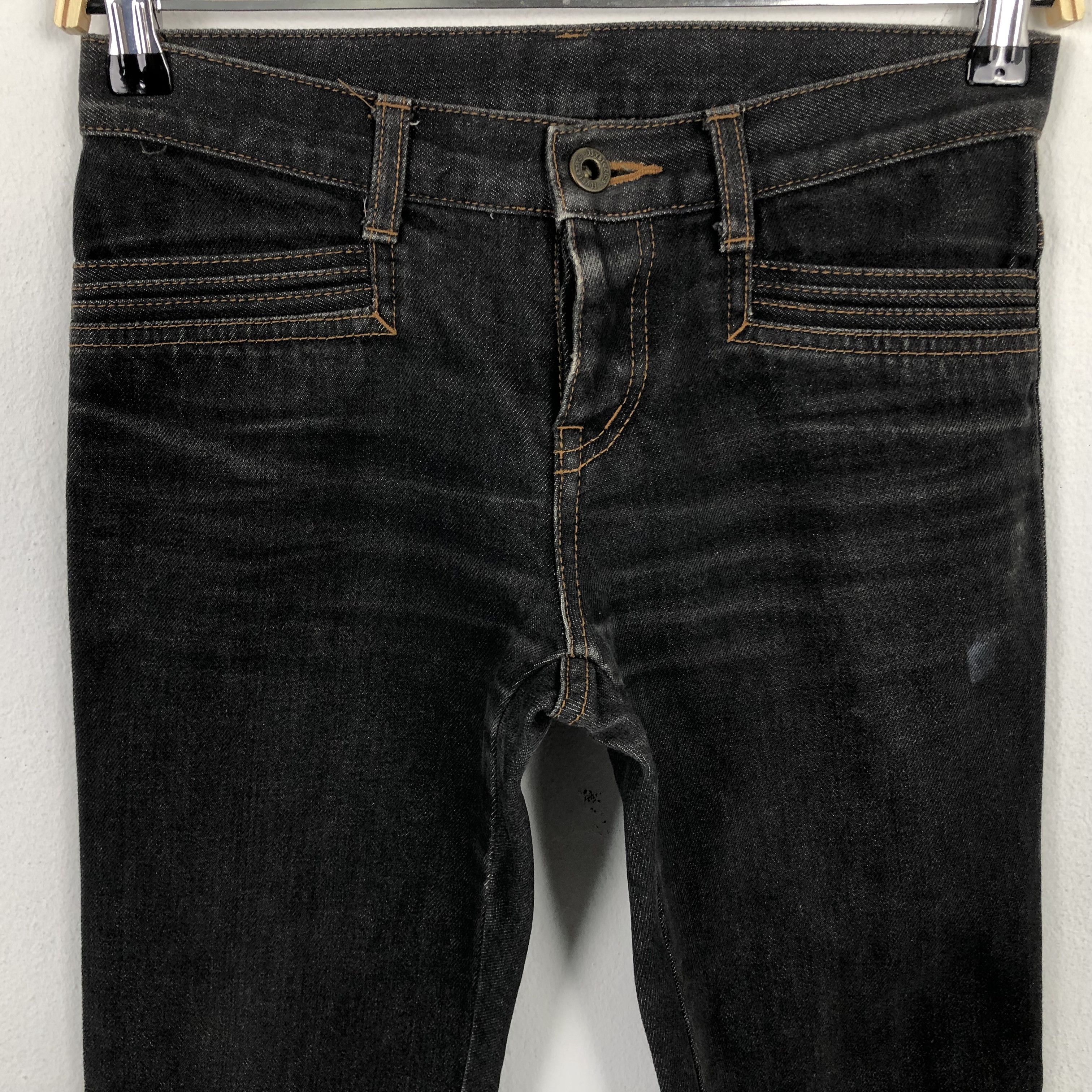 Hysteric Glamour × Japanese Brand × Vintage Vintage Hysteric Glamour Custom Big Logo Design Denim Jeans Size US 27 - 5 Thumbnail