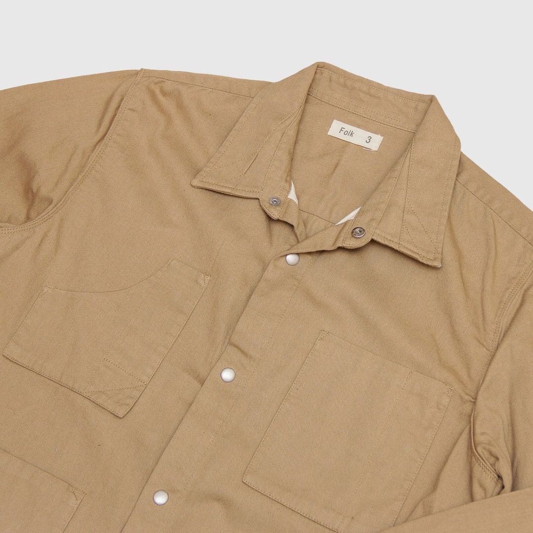 Designer × Folk Folk Japanese Organic Cotton Overshirt Jacket Size US S / EU 44-46 / 1 - 2 Thumbnail