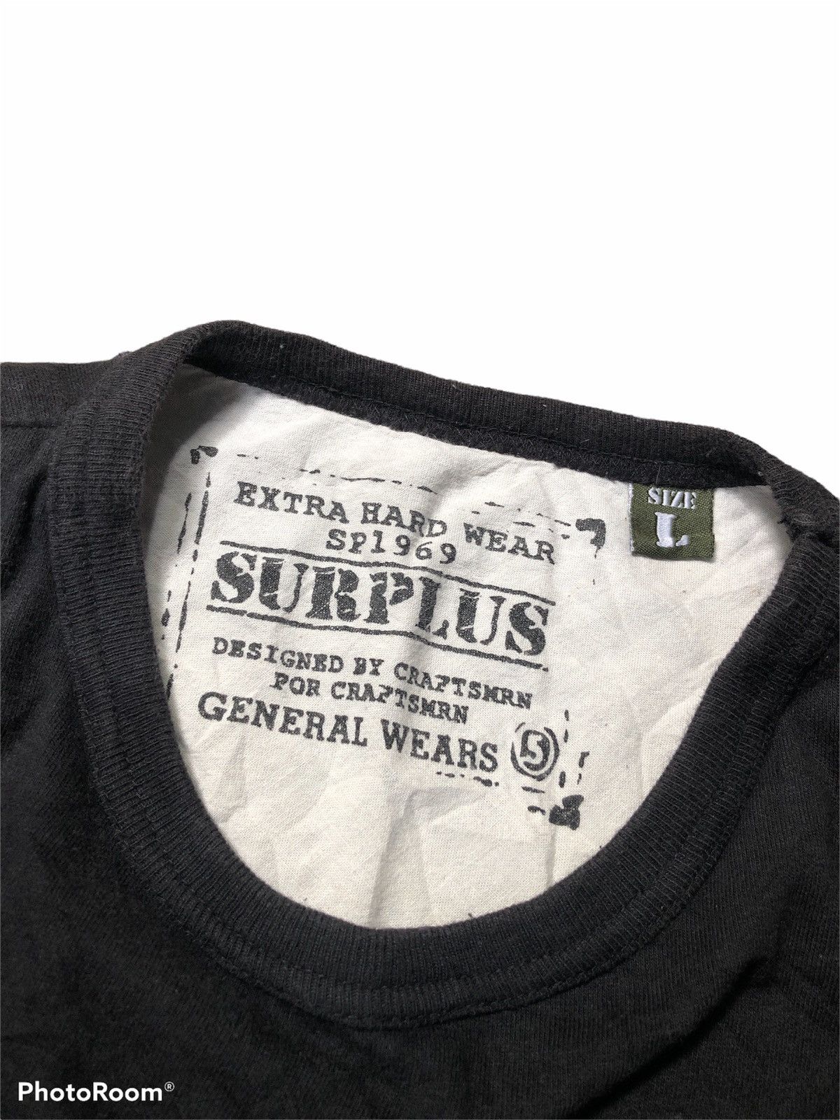 Japanese Brand SURPLUS BIG LOGO TEE Size US M / EU 48-50 / 2 - 5 Thumbnail