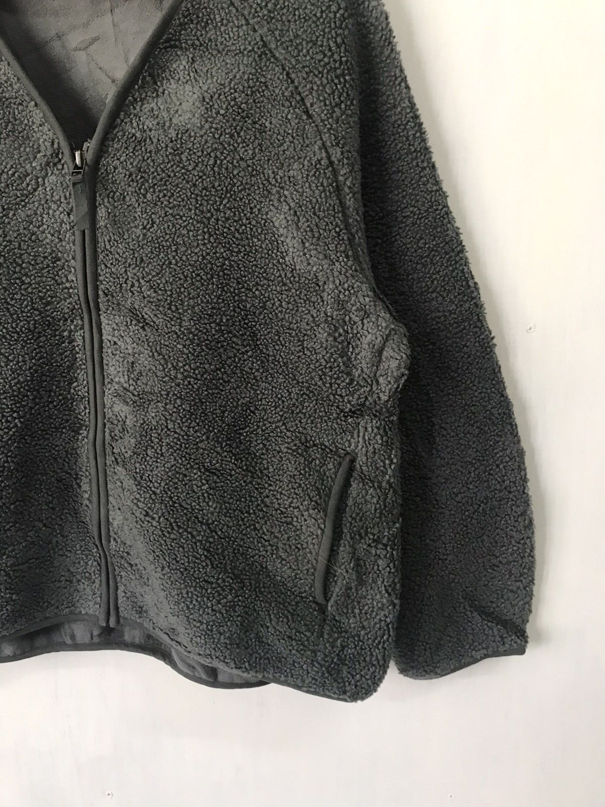 Uniqlo 💥Steals💥No Collar Fleece Jacket Size US XL / EU 56 / 4 - 5 Thumbnail