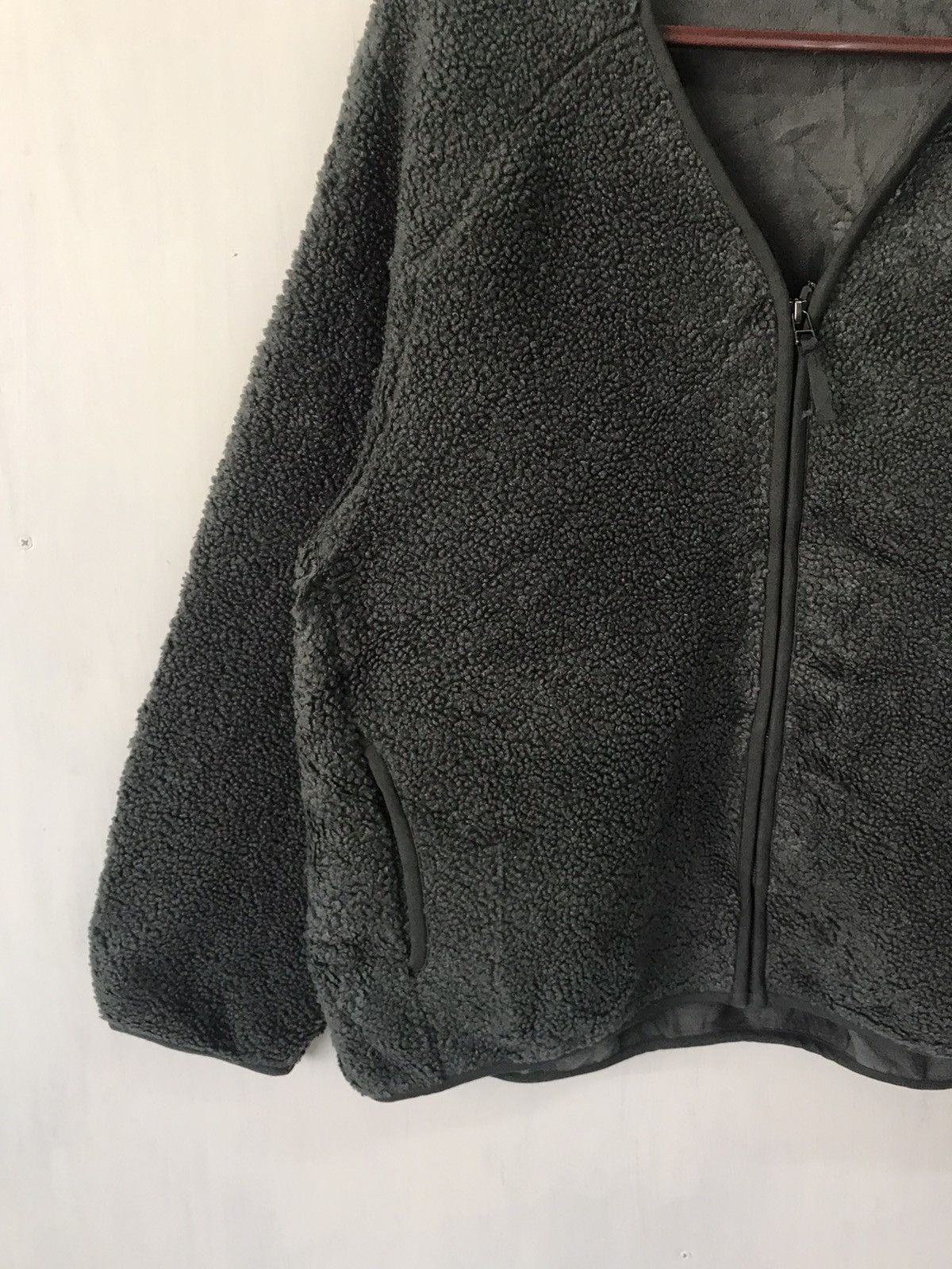 Uniqlo 💥Steals💥No Collar Fleece Jacket Size US XL / EU 56 / 4 - 6 Thumbnail