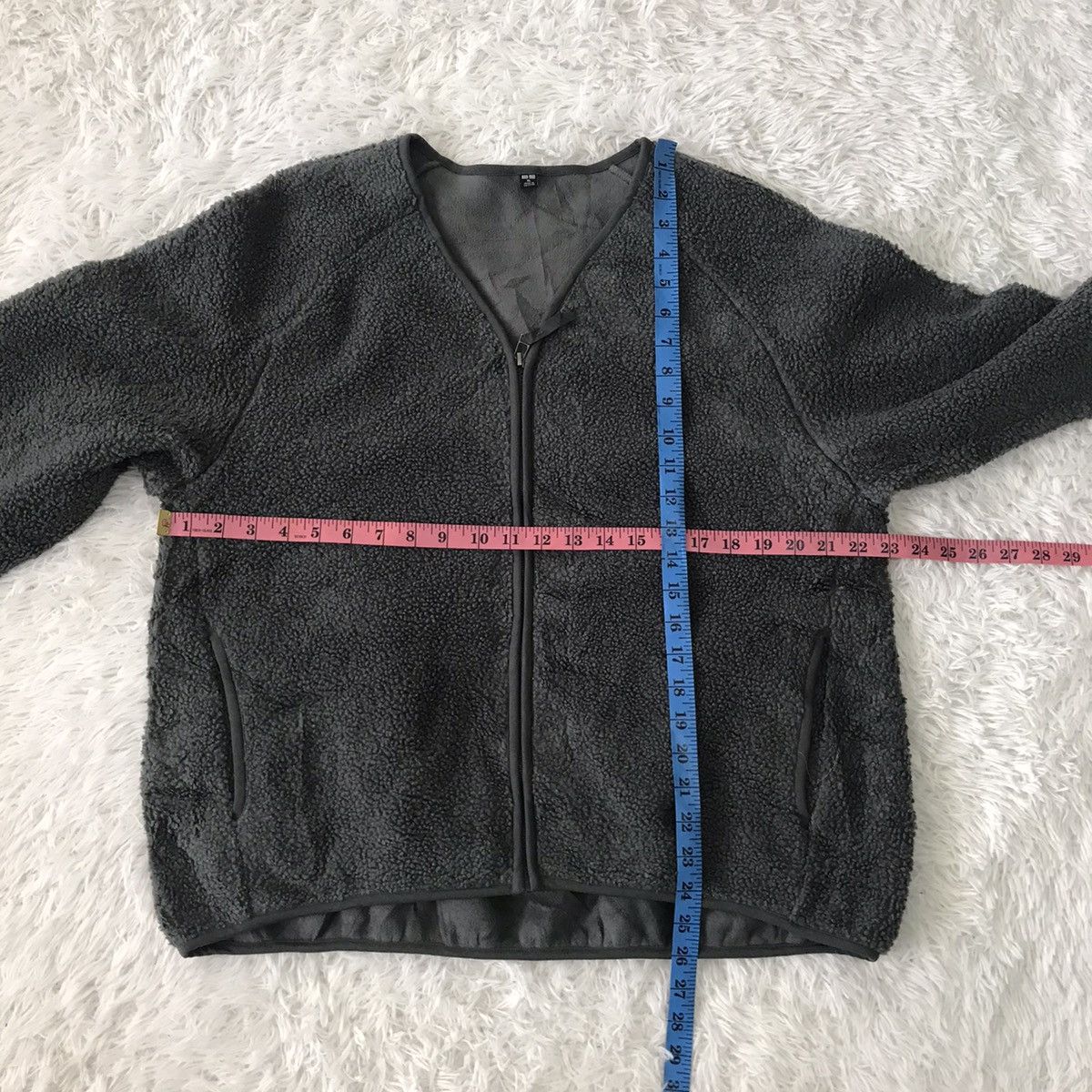 Uniqlo 💥Steals💥No Collar Fleece Jacket Size US XL / EU 56 / 4 - 15 Thumbnail