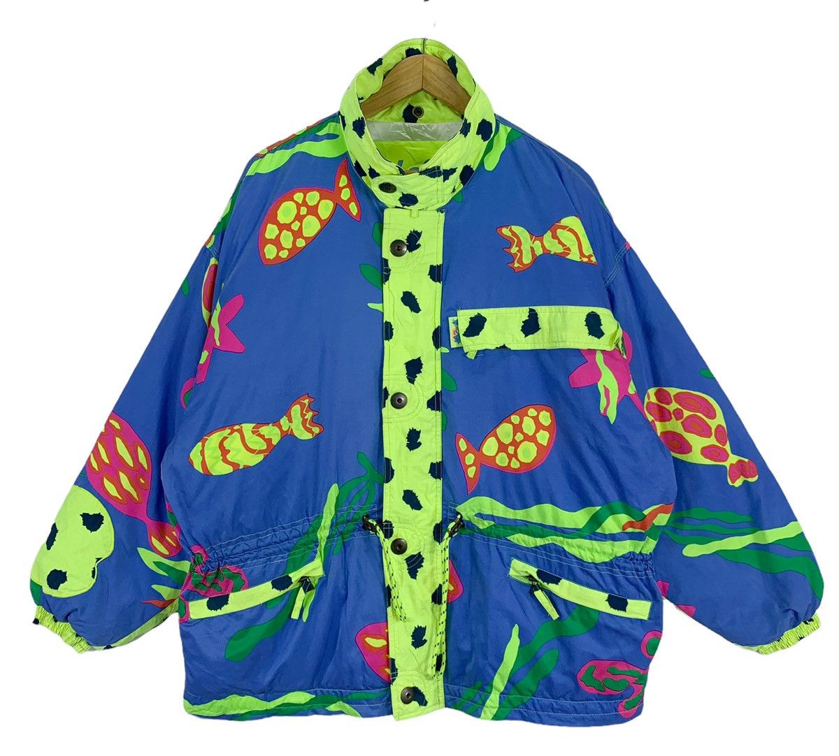 Vintage VINTAGE LA2 DEUX SKIWEAR JACKET MULTICOLOUR Size US L / EU 52-54 / 3 - 1 Thumbnail