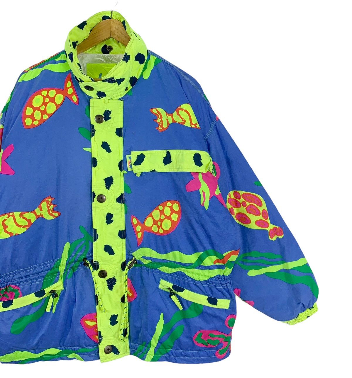 Vintage VINTAGE LA2 DEUX SKIWEAR JACKET MULTICOLOUR Size US L / EU 52-54 / 3 - 3 Thumbnail
