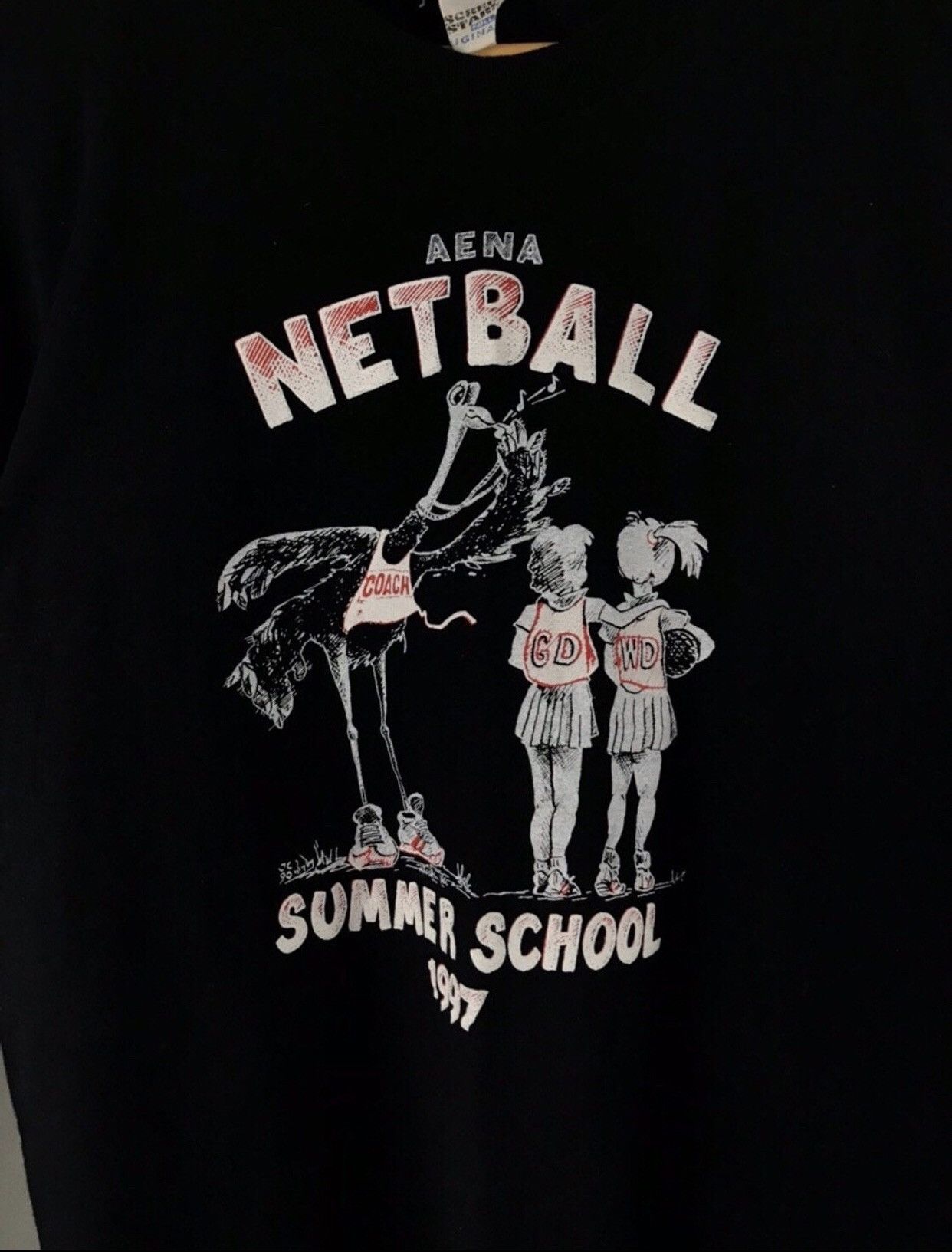 Vintage Vintage Black Tee Size US M / EU 48-50 / 2 - 2 Thumbnail