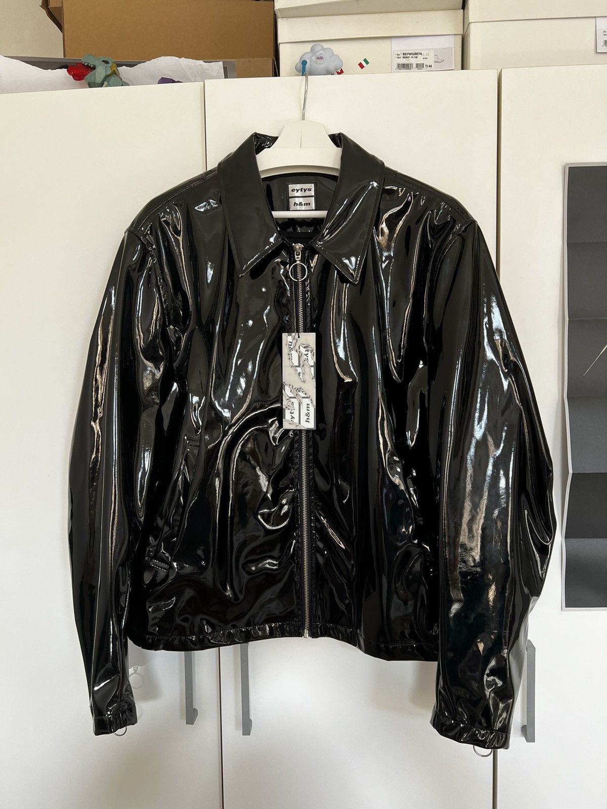 Eytys Black Latex Eytys x H M Jacket Grailed