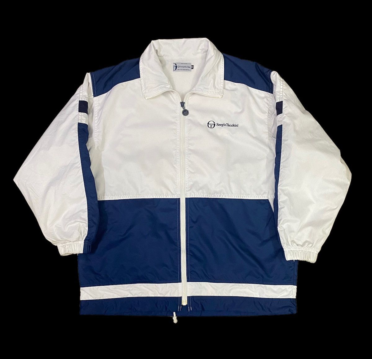 Sergio Tacchini Rare!! Vintage Sergio Tacchini Windbreaker Jacket Size US M / EU 48-50 / 2 - 1 Thumbnail
